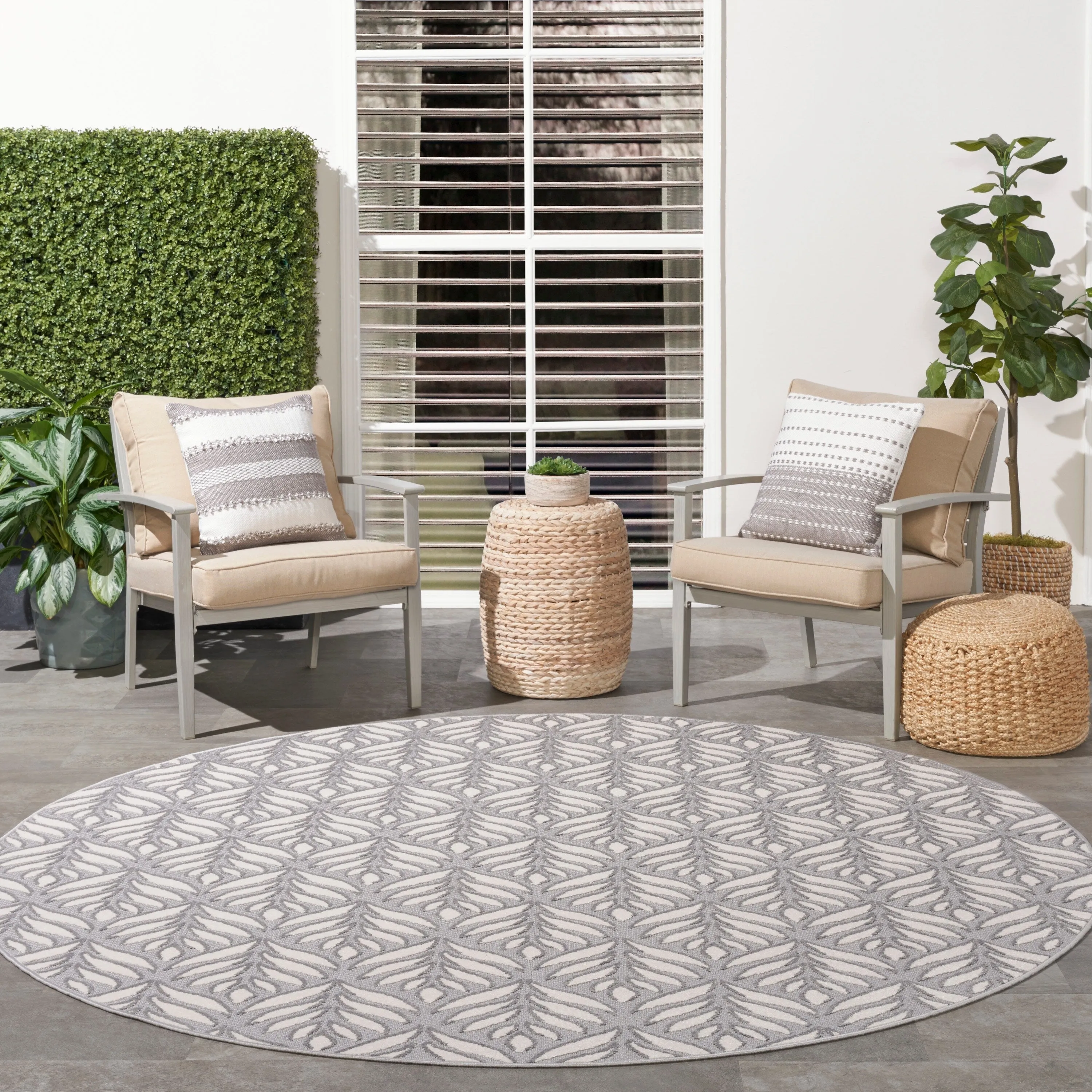 Nourison Aloha Indoor/Outdoor Nature Area Rug