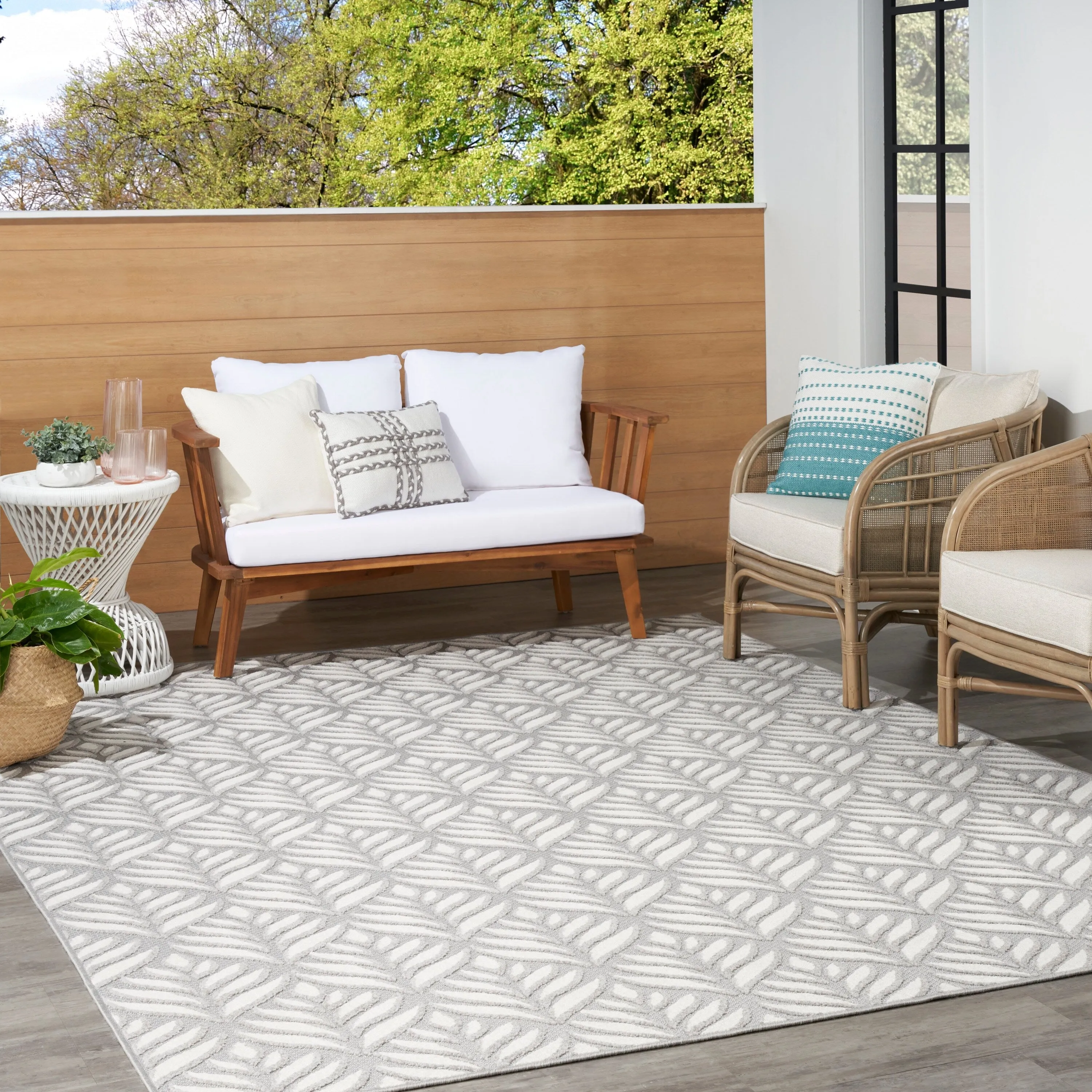 Nourison Aloha Indoor/Outdoor Nature Area Rug
