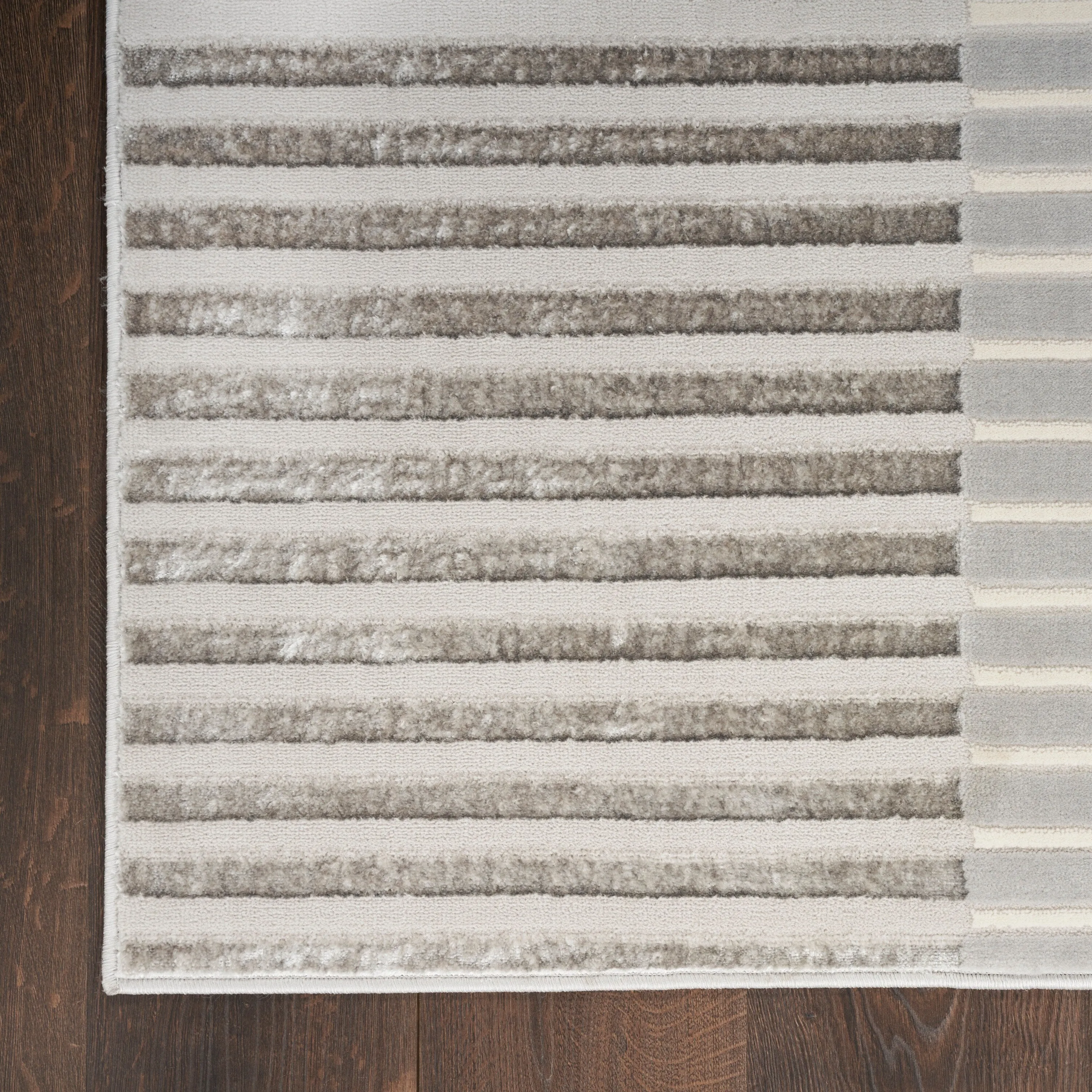 Nourison Brushstrokes Indoor only Striped Area Rug