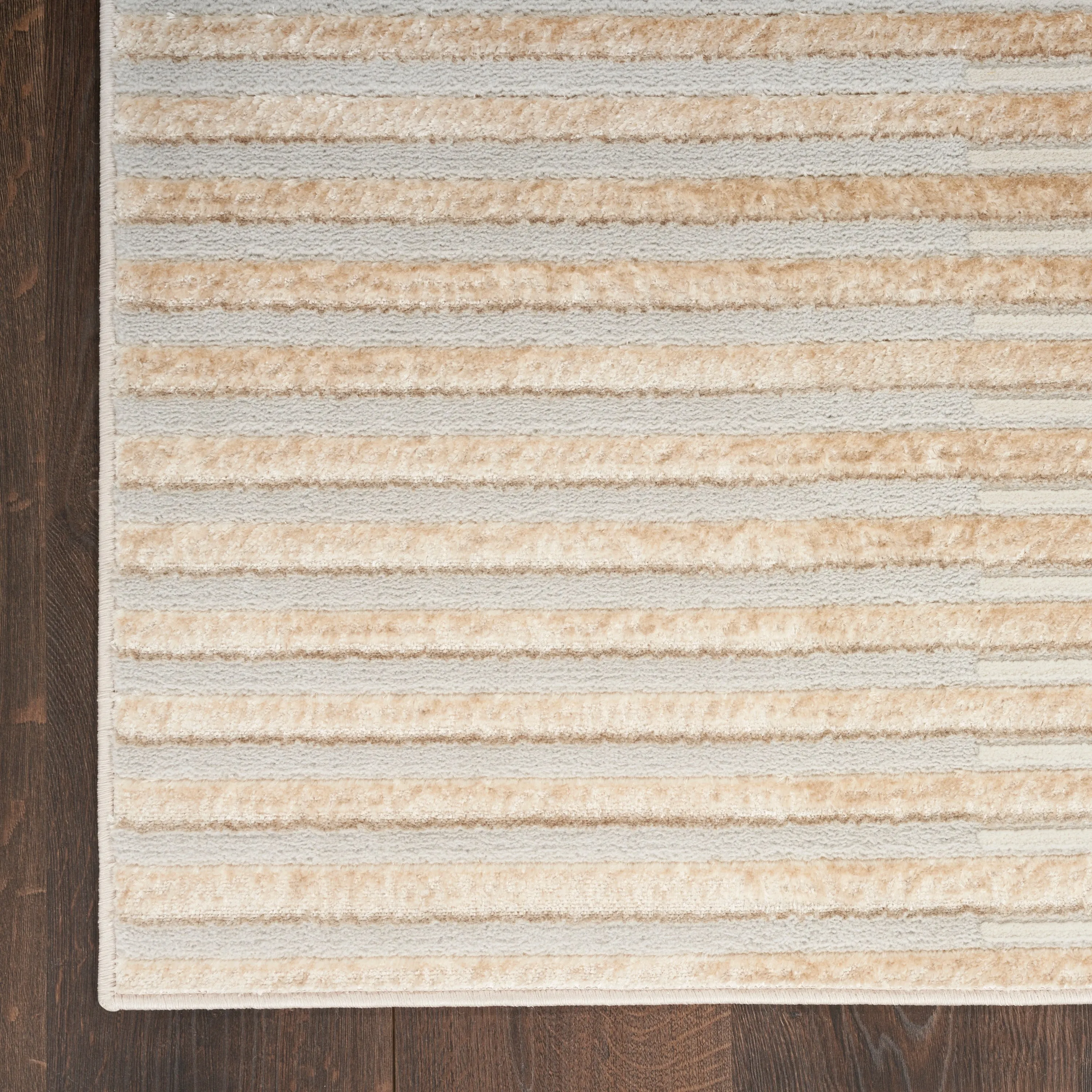 Nourison Brushstrokes Indoor only Striped Area Rug