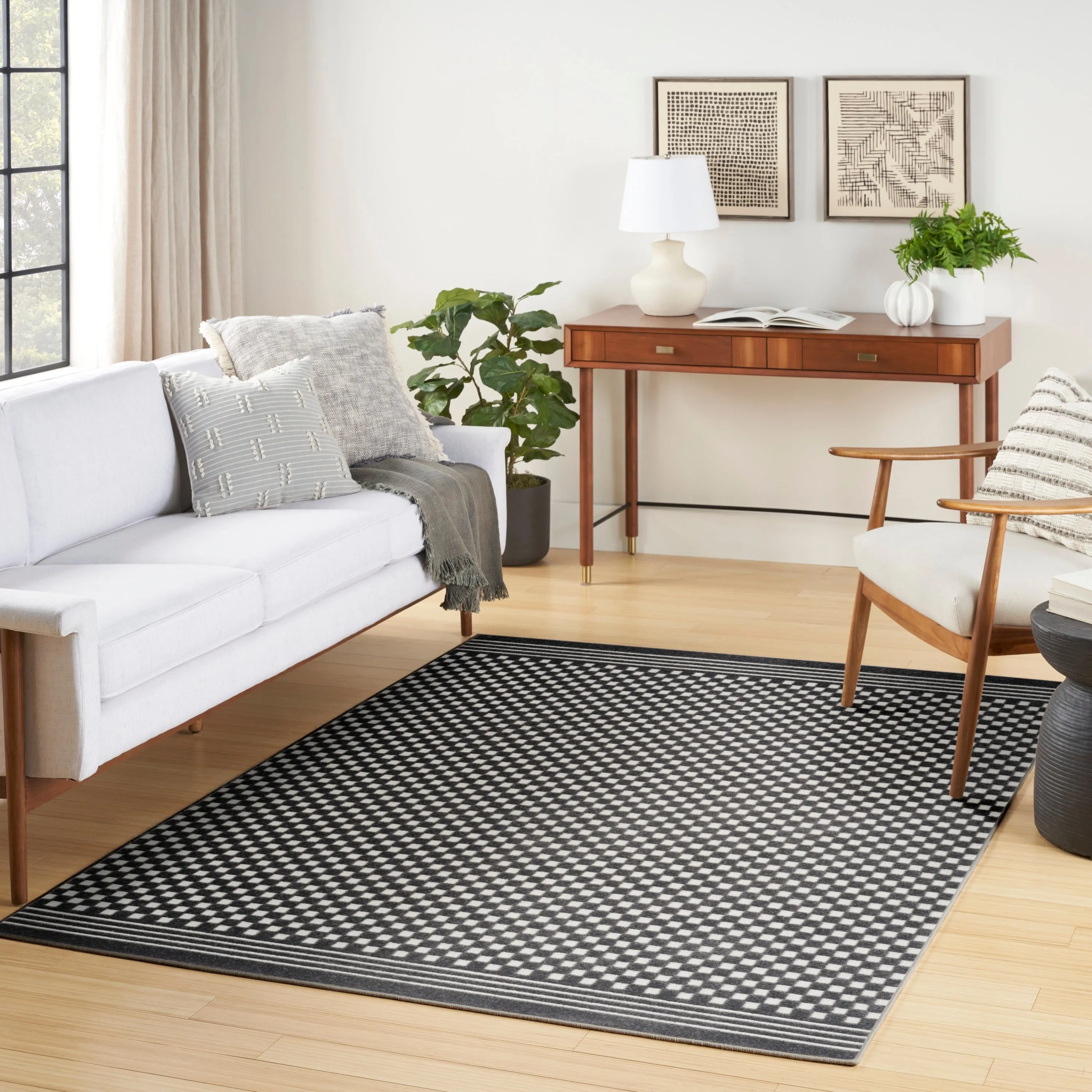 Nourison Casual Indoor only Geometric Area Rug