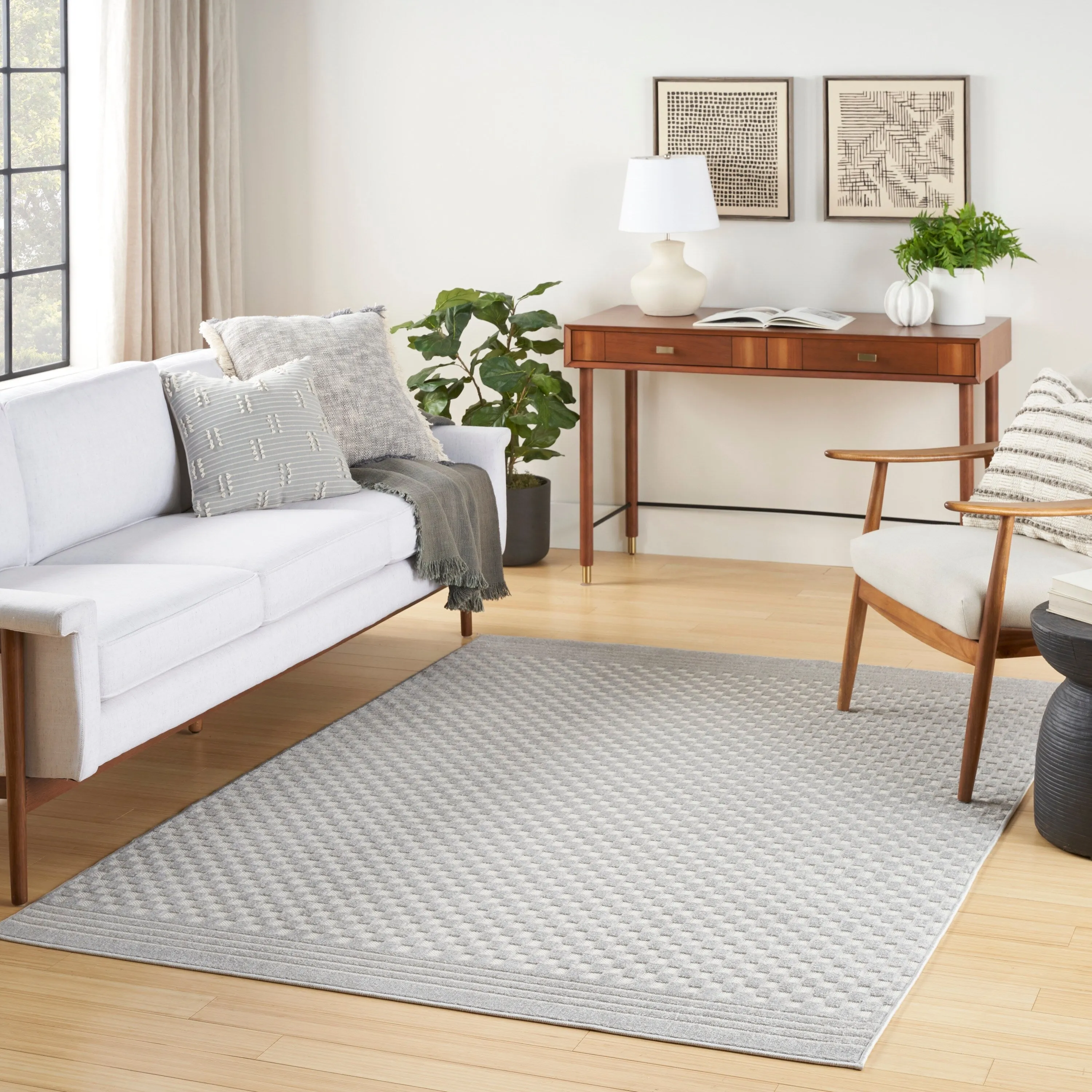 Nourison Casual Indoor only Geometric Area Rug