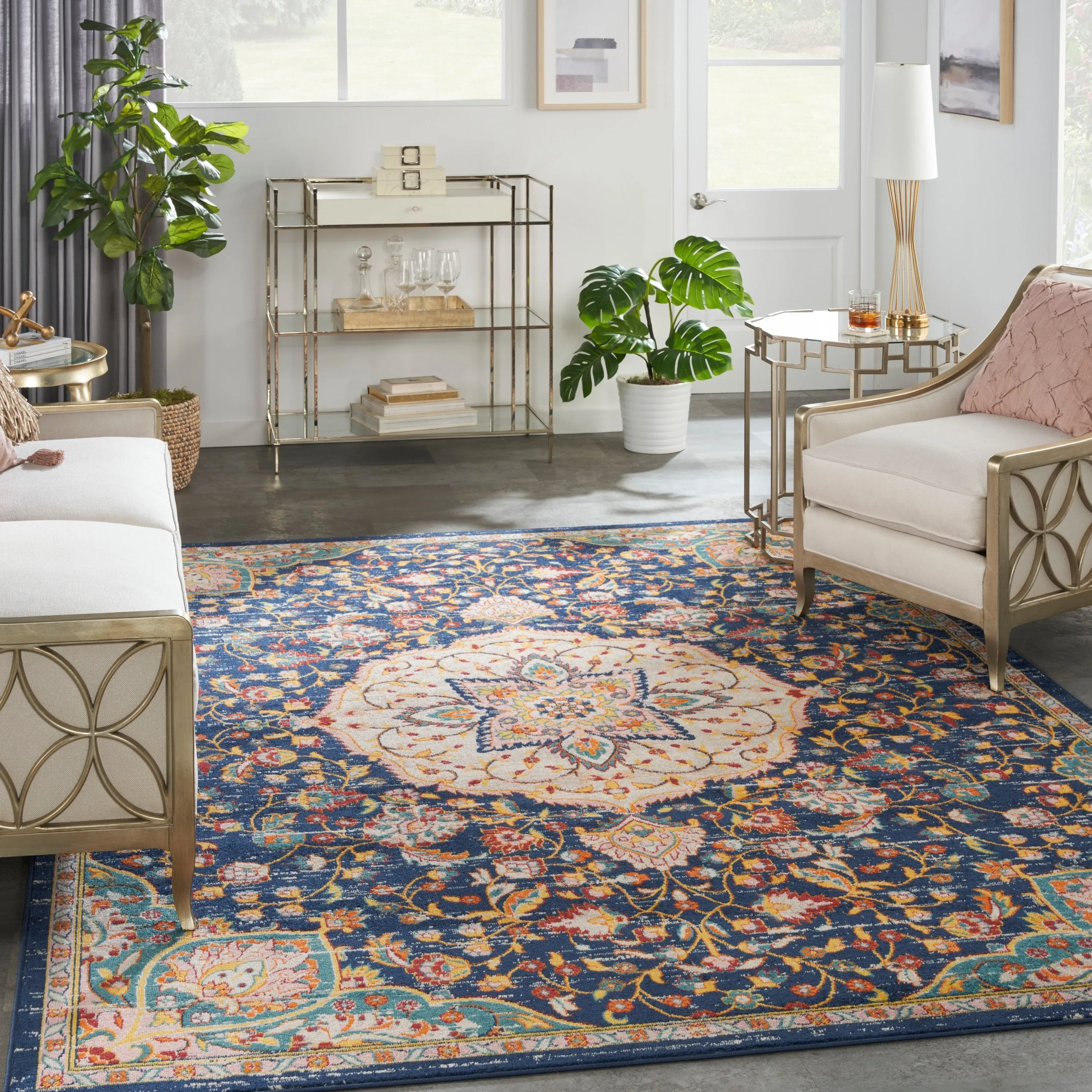 Nourison Cayuga Medallion Area Rug