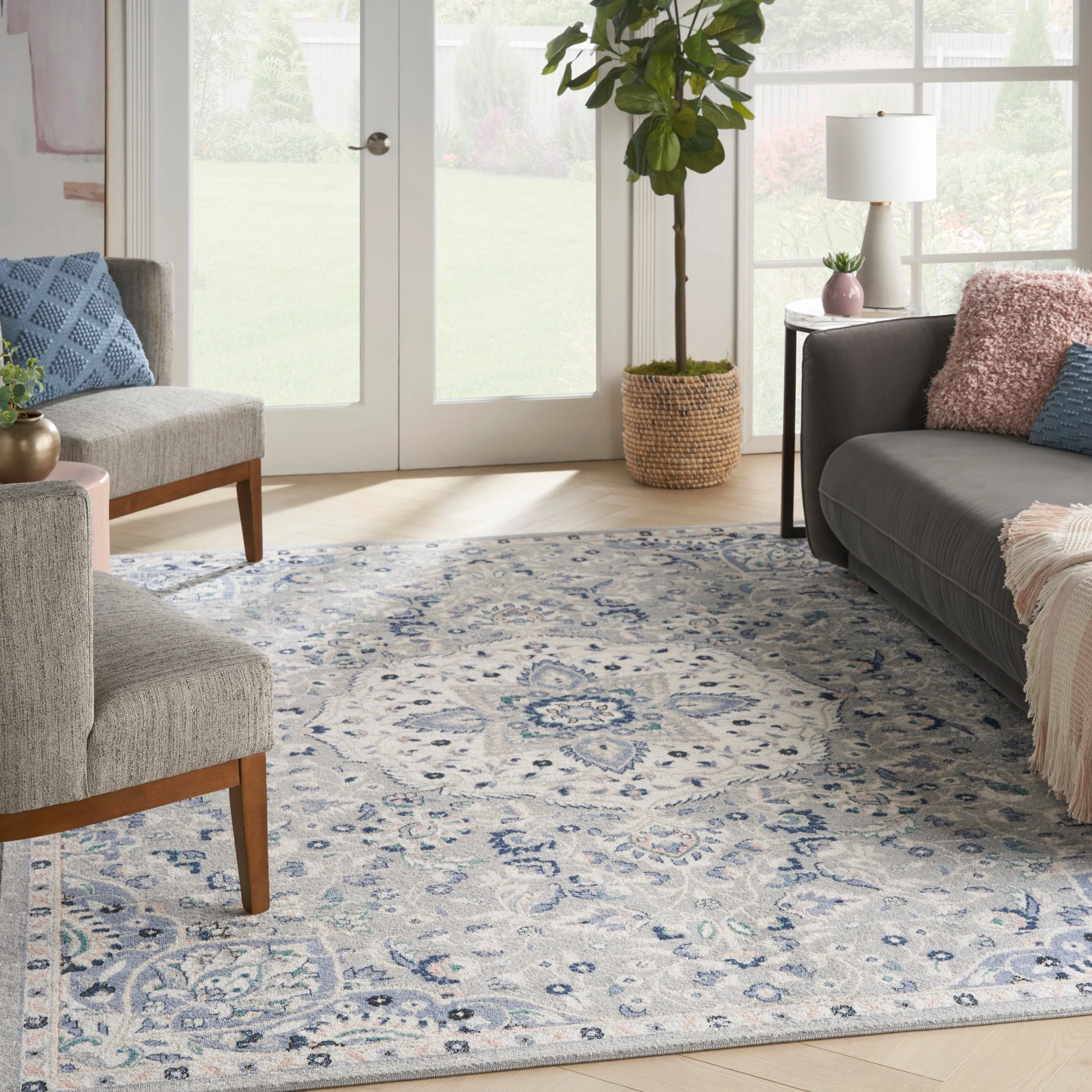 Nourison Cayuga Medallion Area Rug