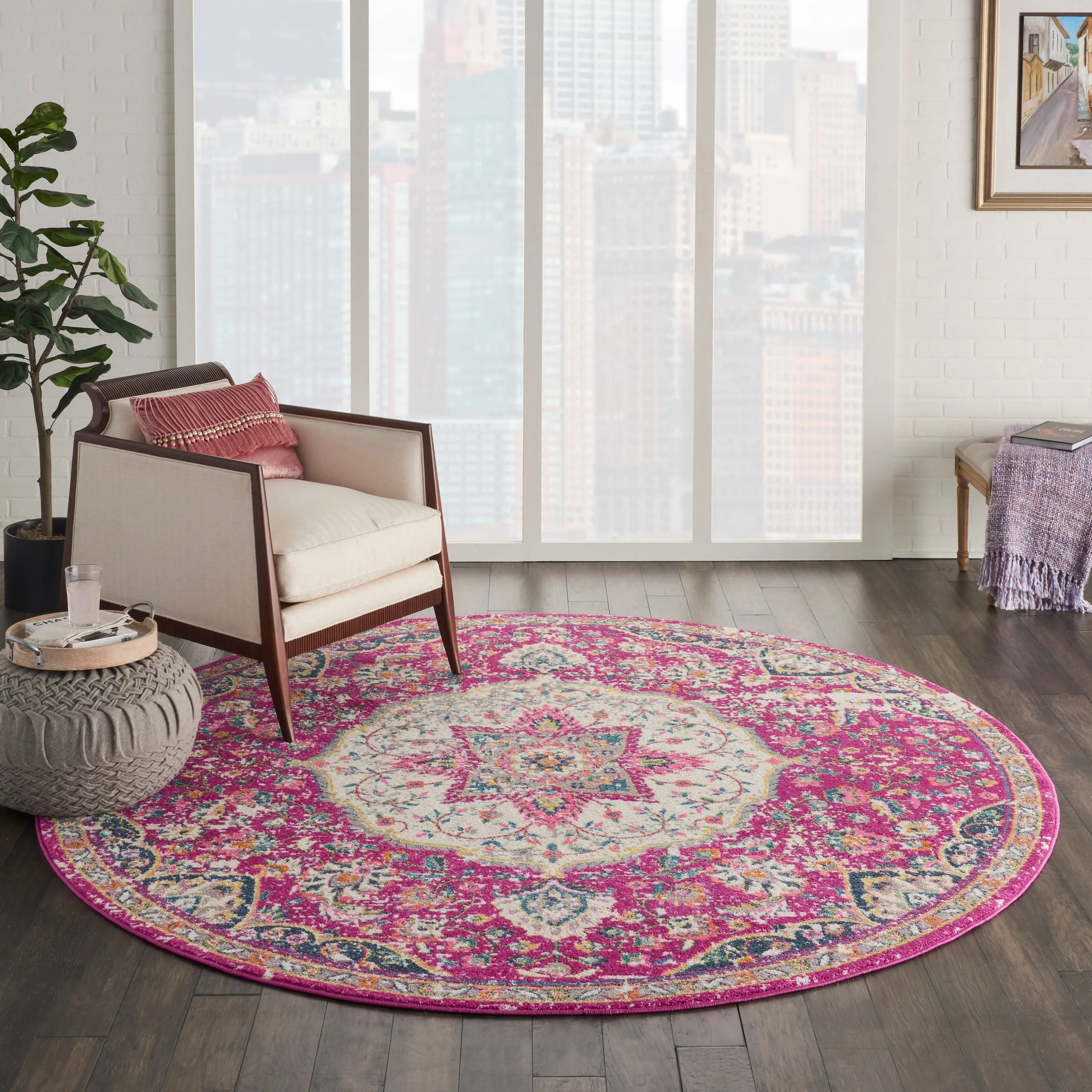Nourison Cayuga Medallion Area Rug