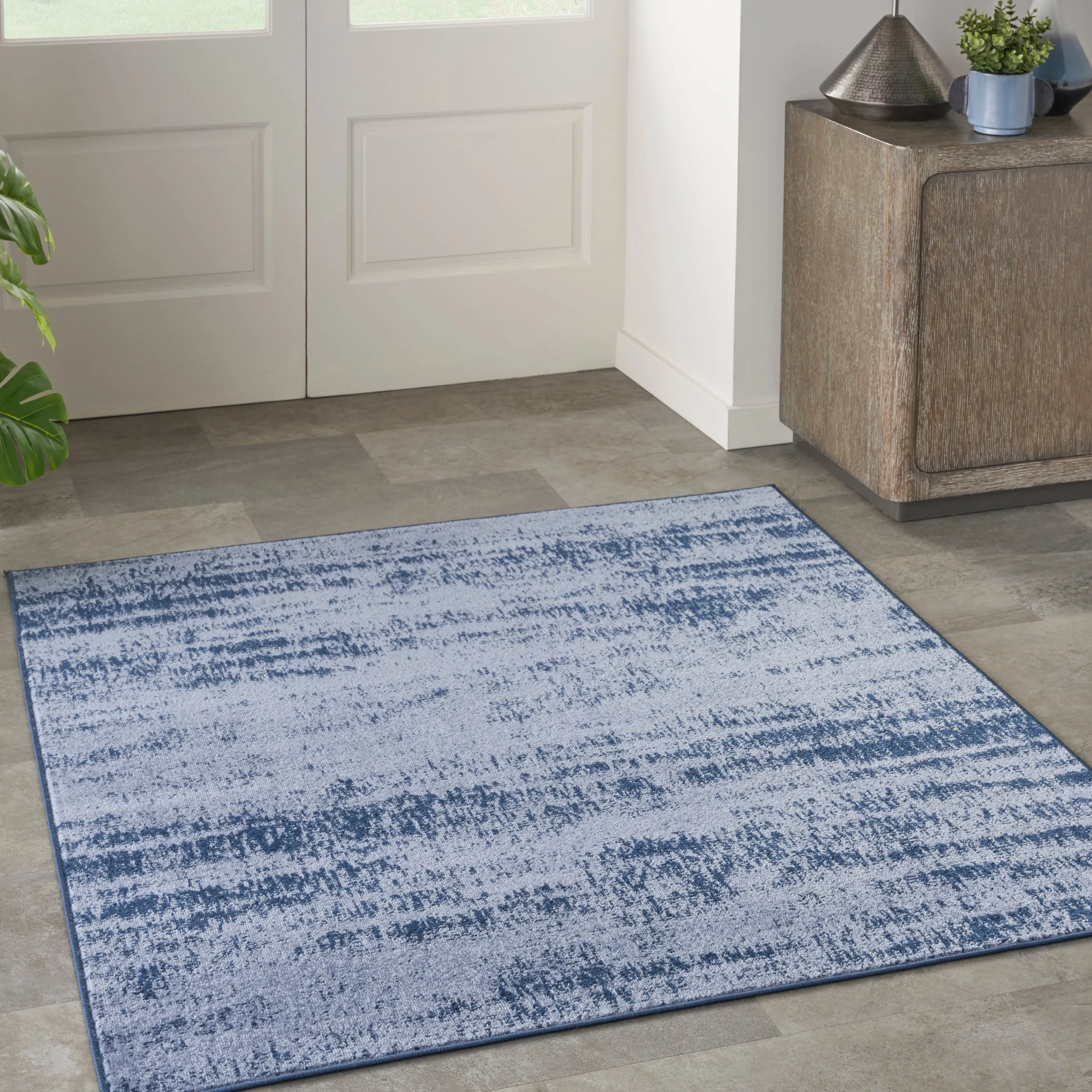 Nourison Essentials Solid Indoor/Outdoor Area Rug