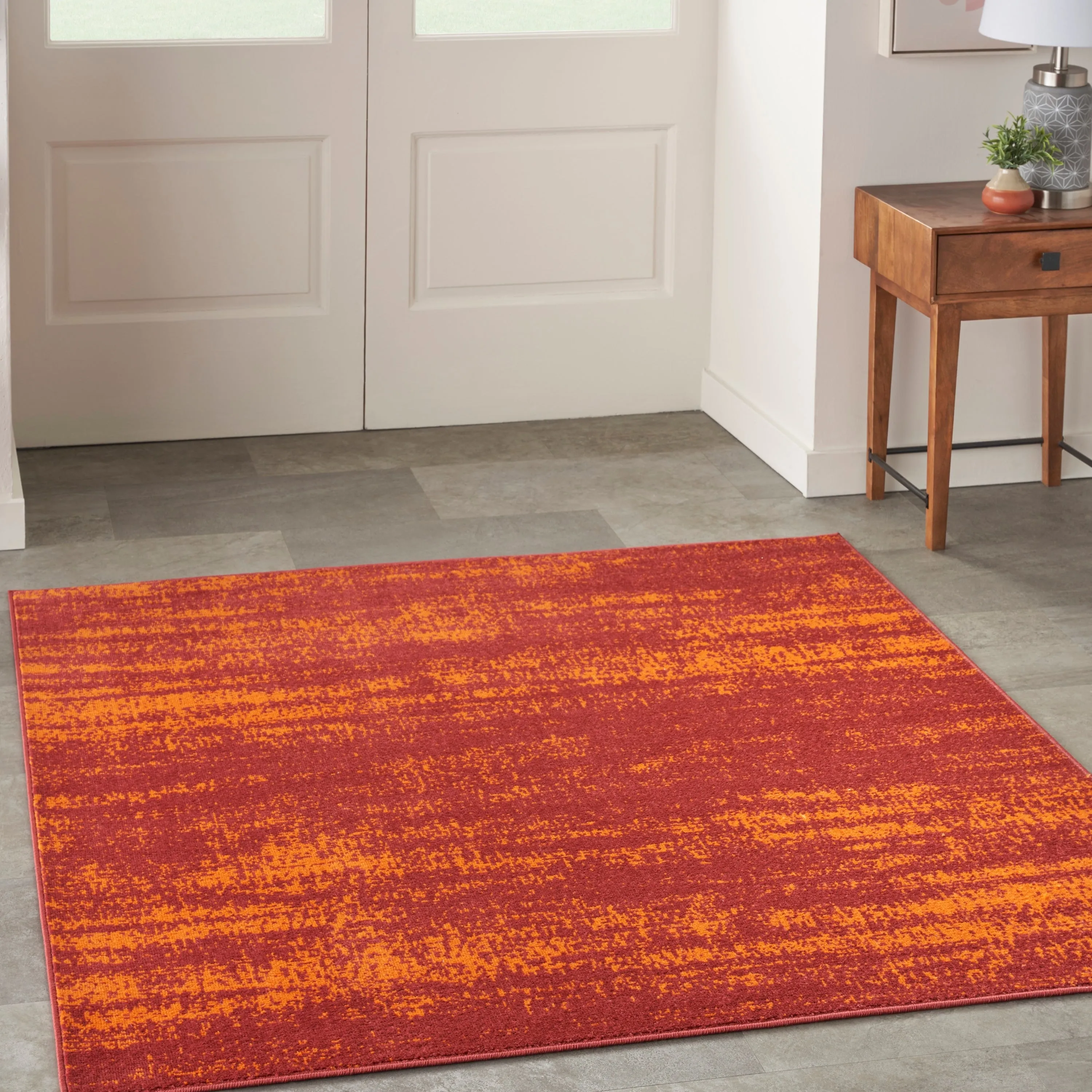 Nourison Essentials Solid Indoor/Outdoor Area Rug