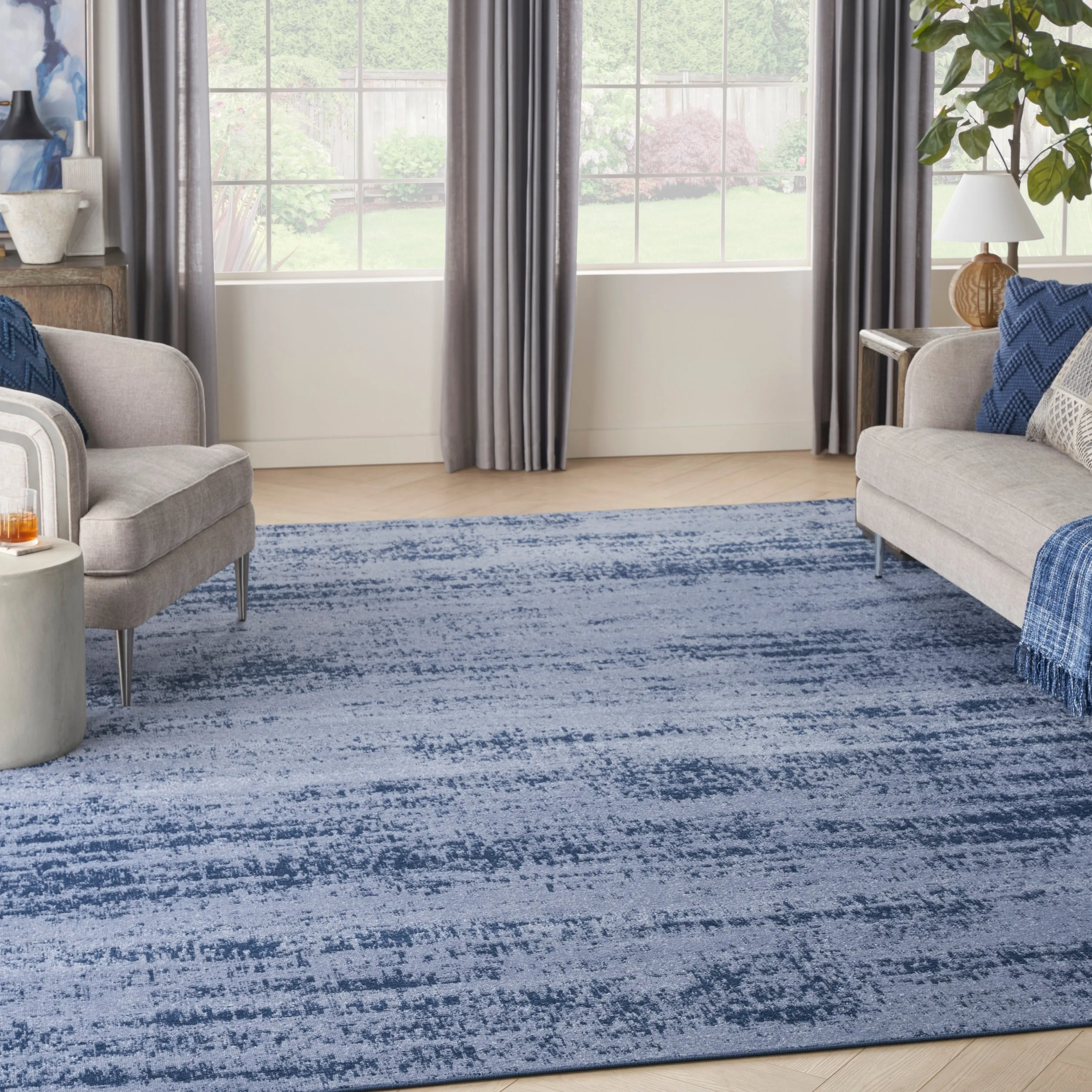 Nourison Essentials Solid Indoor/Outdoor Area Rug
