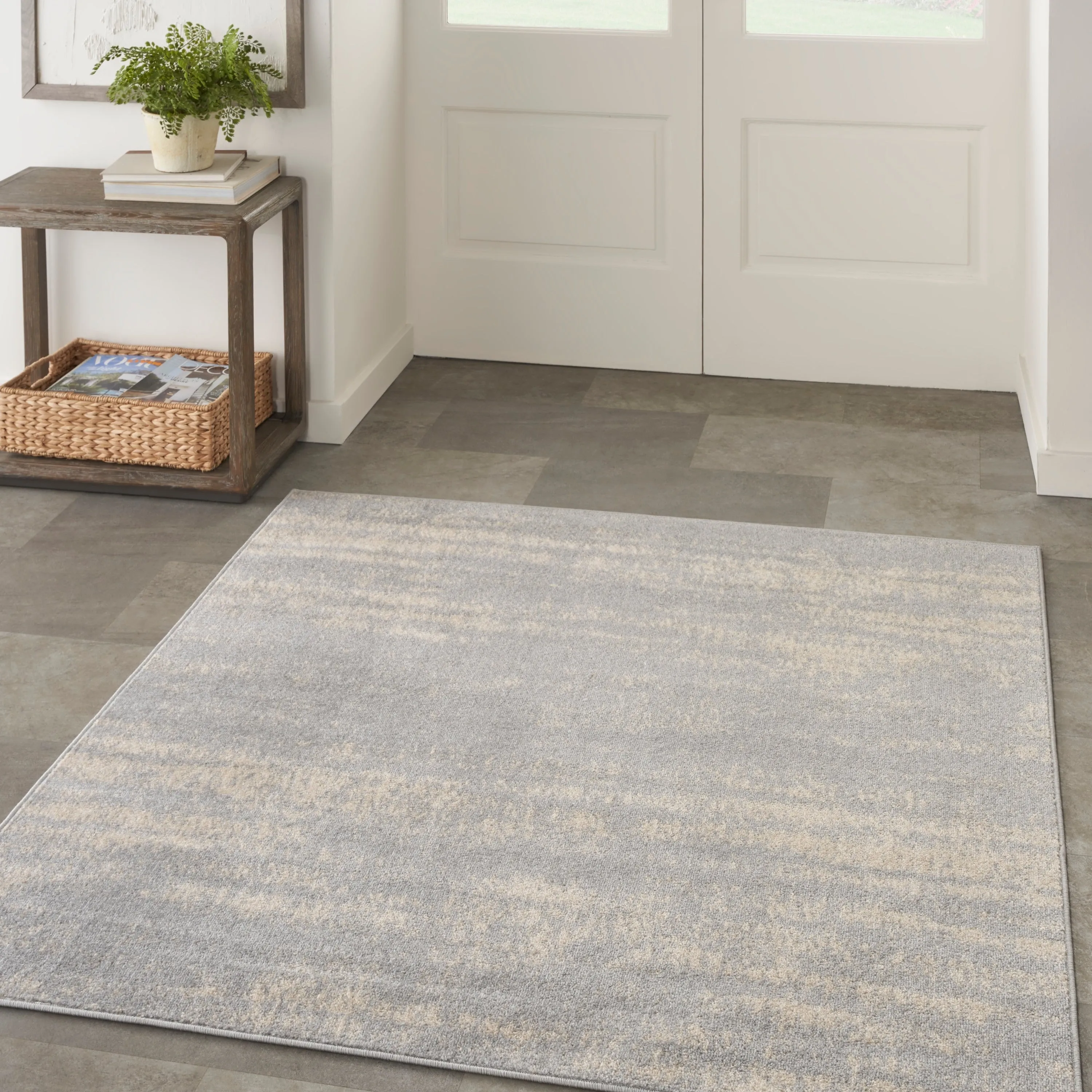 Nourison Essentials Solid Indoor/Outdoor Area Rug