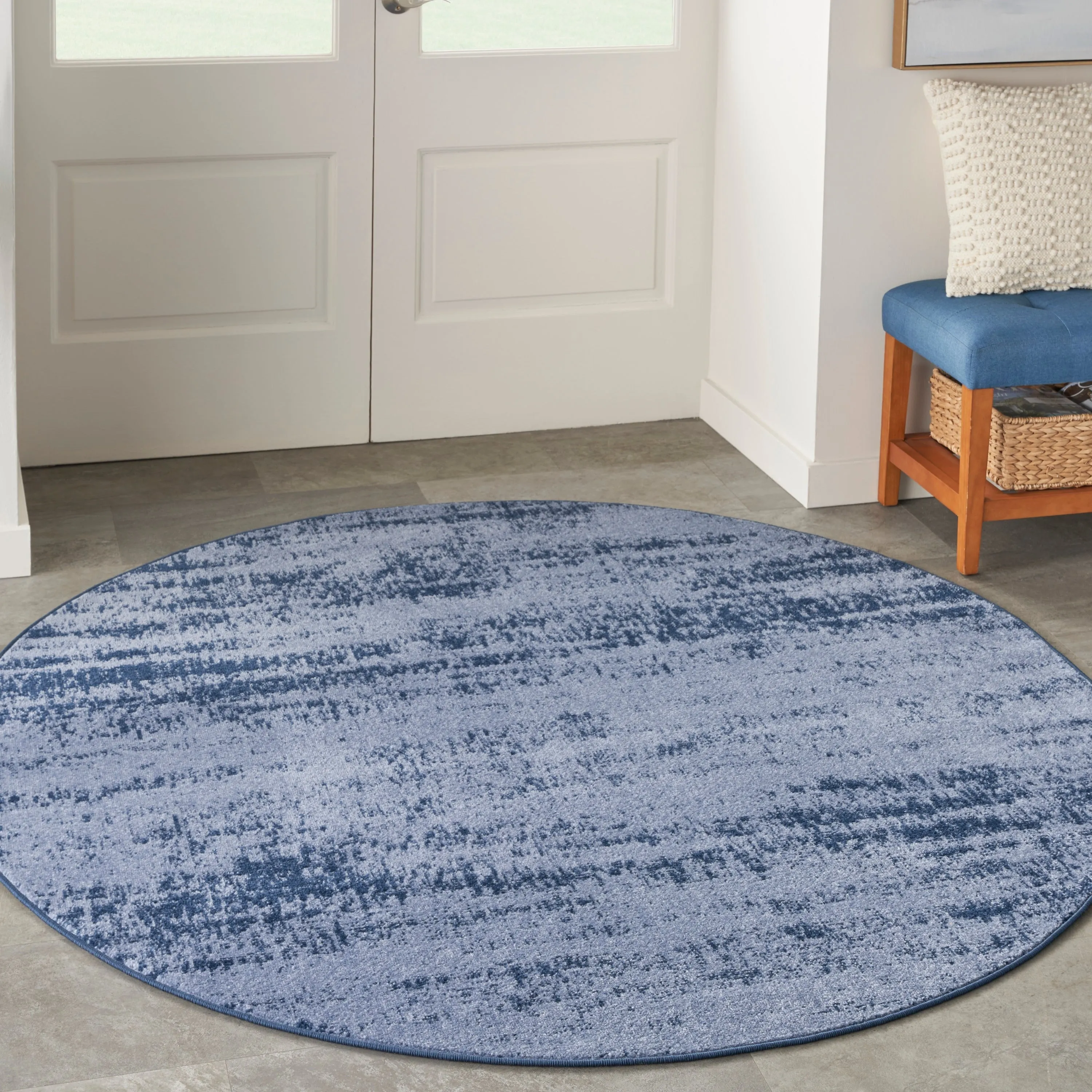 Nourison Essentials Solid Indoor/Outdoor Area Rug