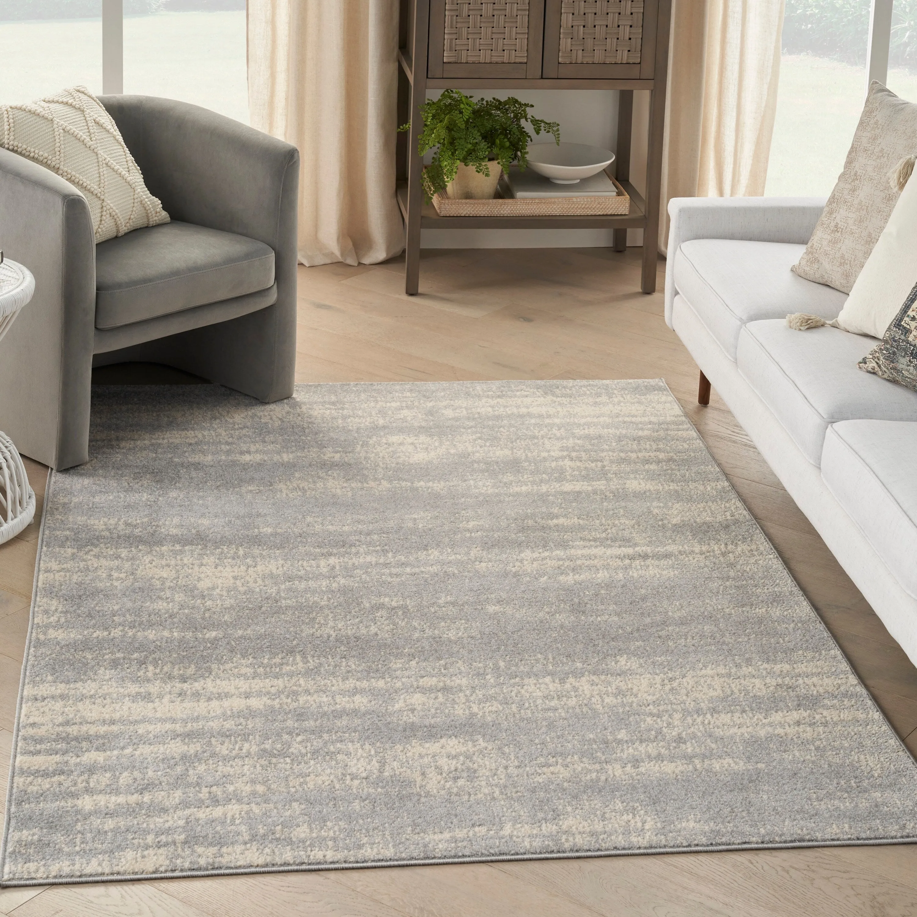 Nourison Essentials Solid Indoor/Outdoor Area Rug