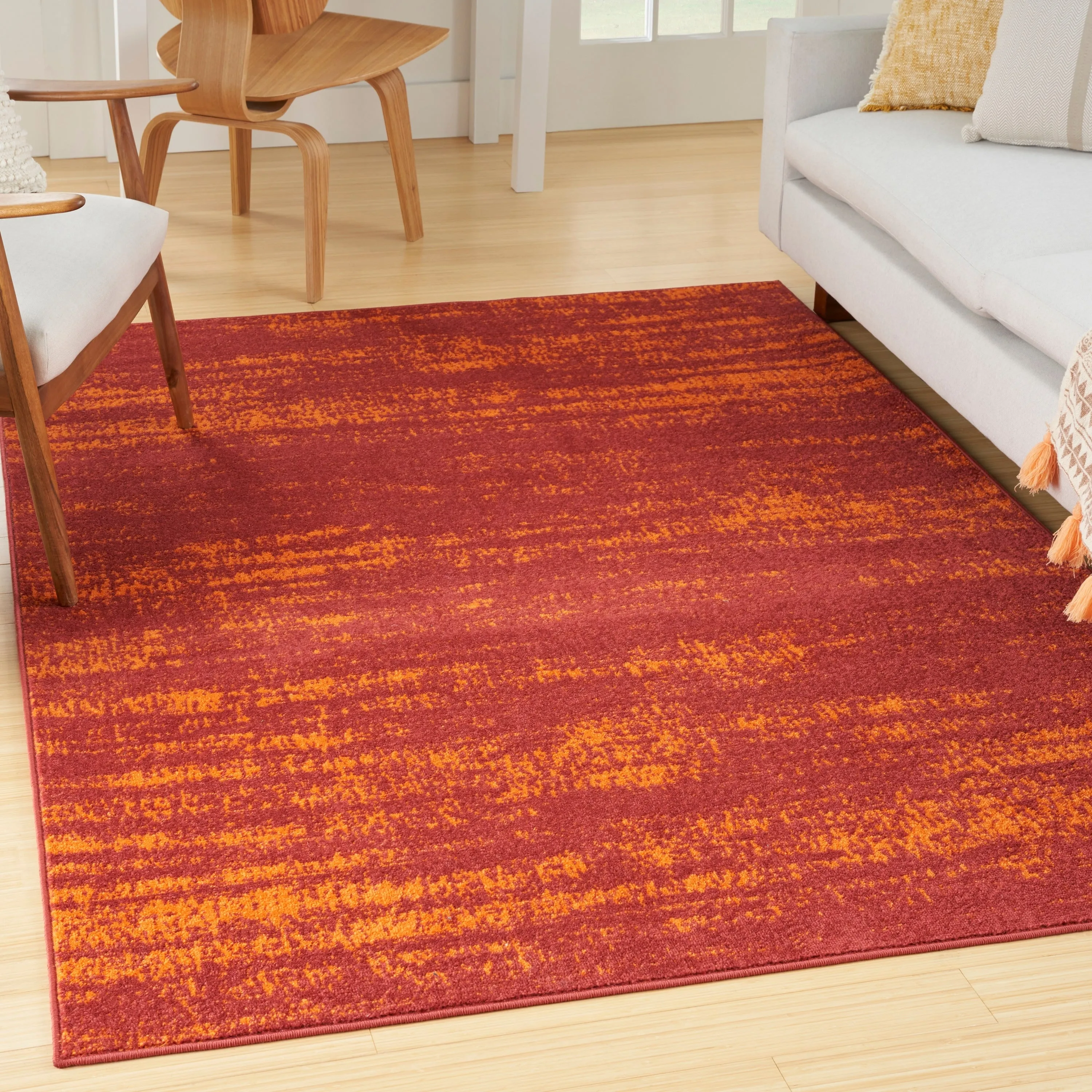 Nourison Essentials Solid Indoor/Outdoor Area Rug