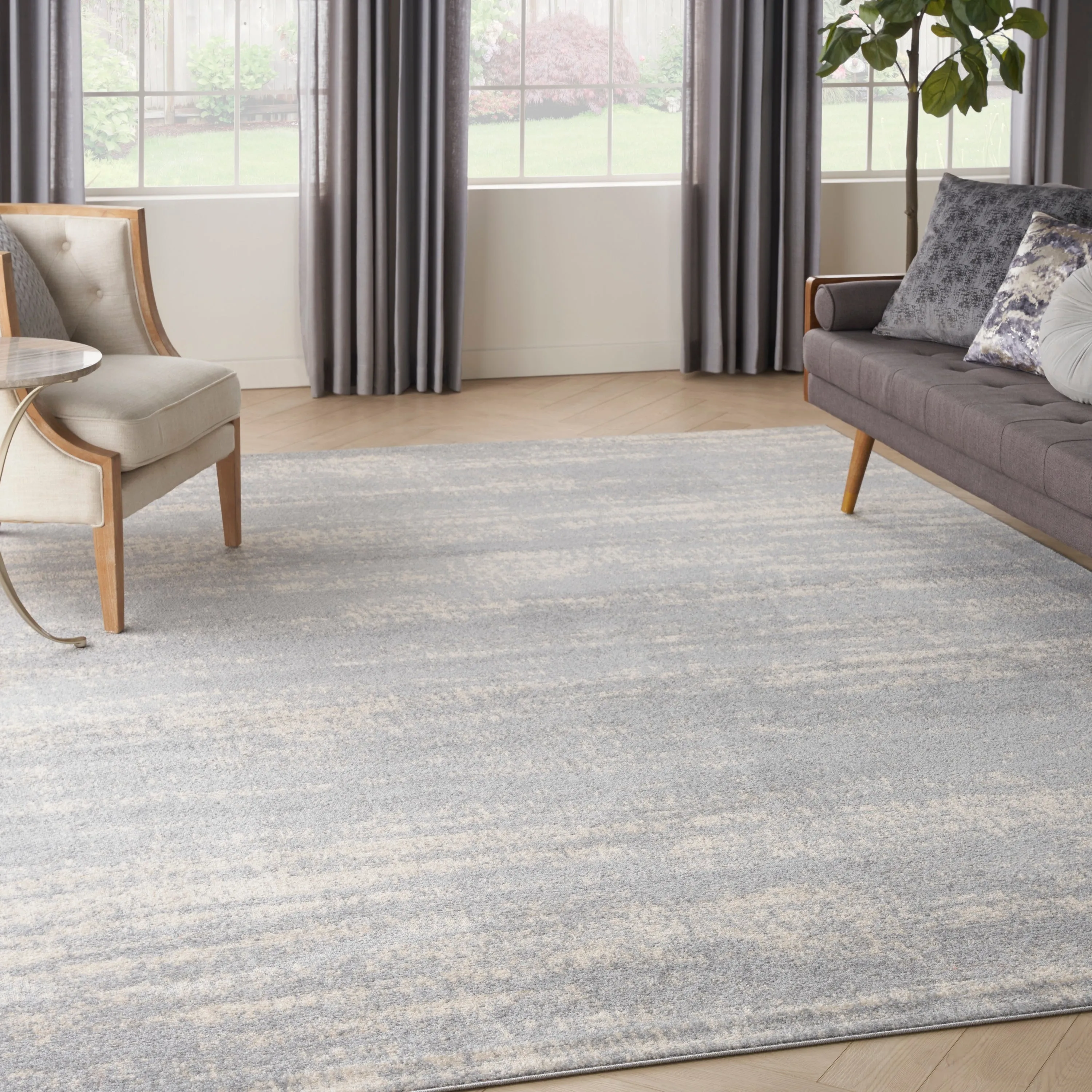 Nourison Essentials Solid Indoor/Outdoor Area Rug