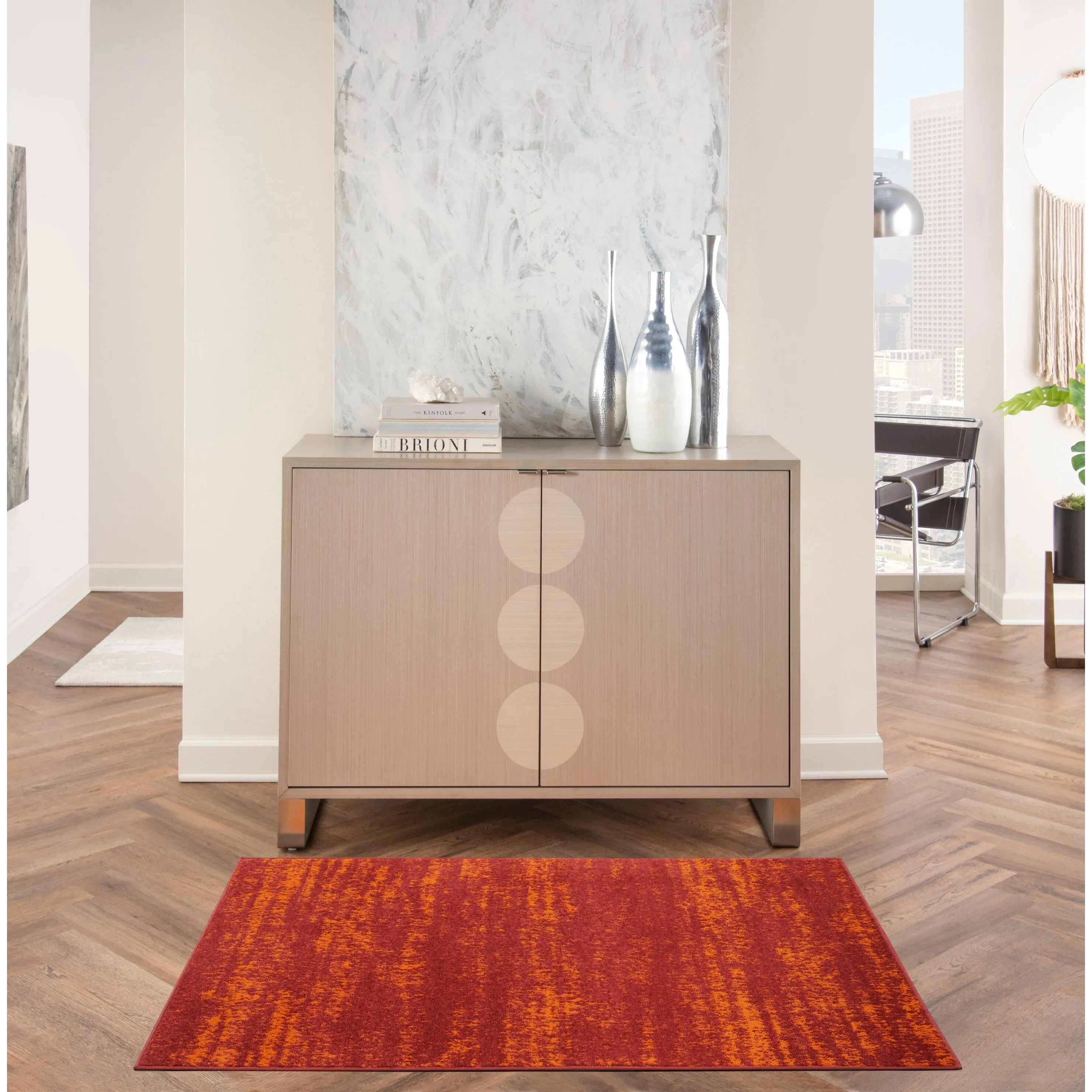 Nourison Essentials Solid Indoor/Outdoor Area Rug