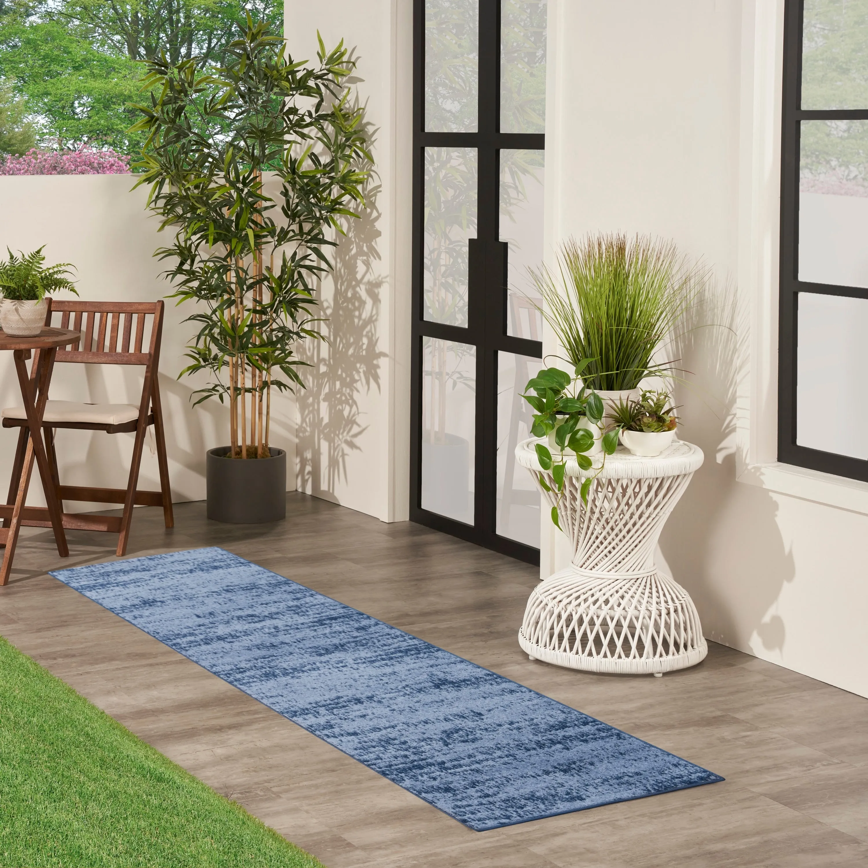 Nourison Essentials Solid Indoor/Outdoor Area Rug