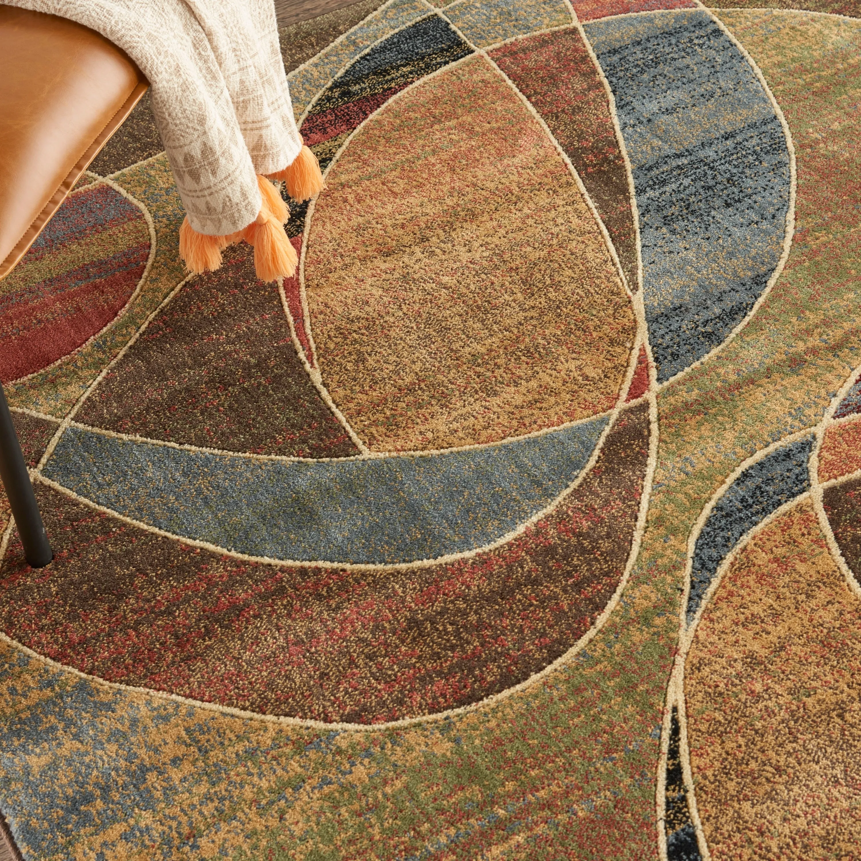 Nourison Expressions Abstract Geometric Area Rug