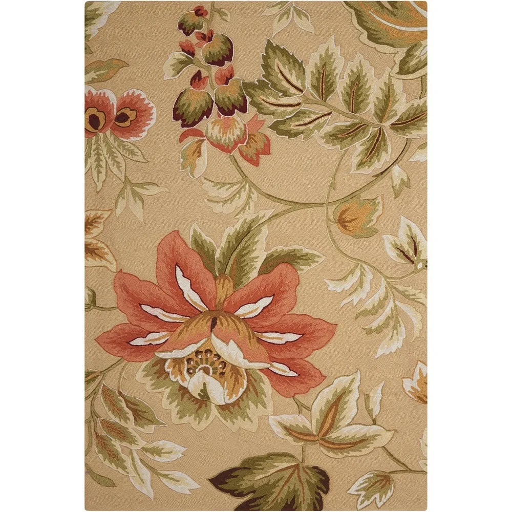 Nourison Fantasy Traditional Floral Hooked Area Rug