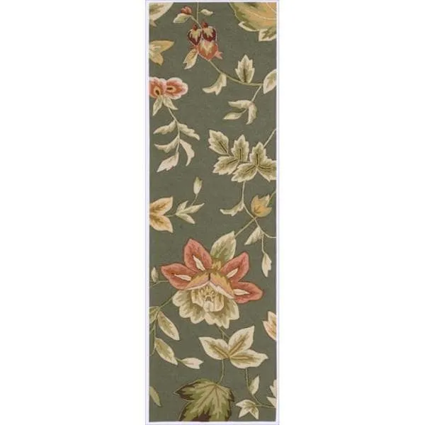 Nourison Fantasy Traditional Floral Hooked Area Rug