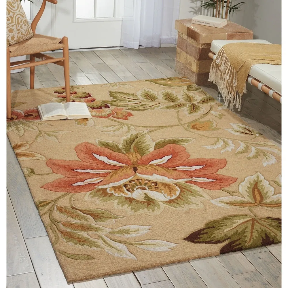 Nourison Fantasy Traditional Floral Hooked Area Rug