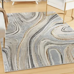 Nourison Glam Indoor Abstract Area Rug
