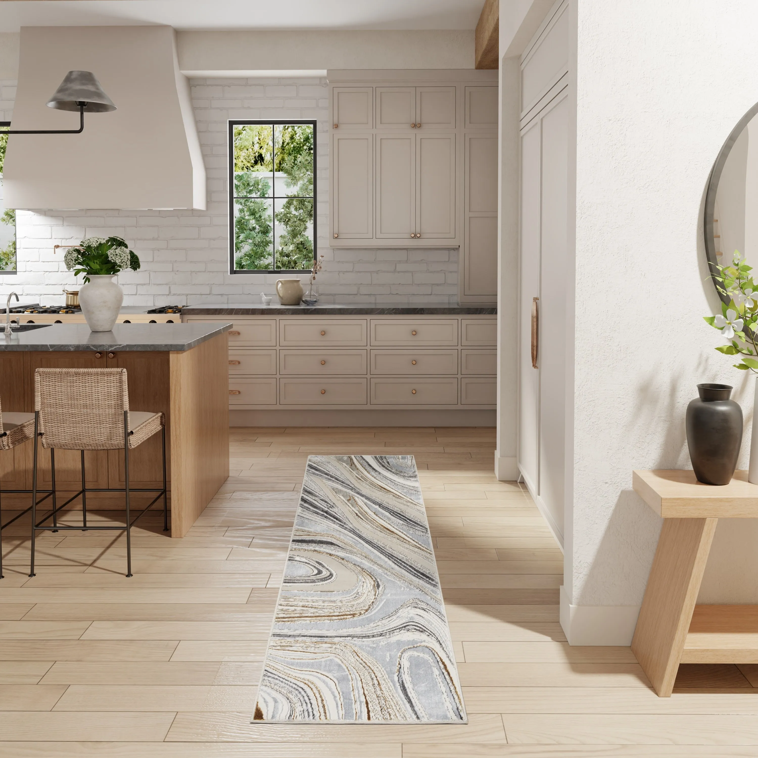 Nourison Glam Indoor Abstract Area Rug
