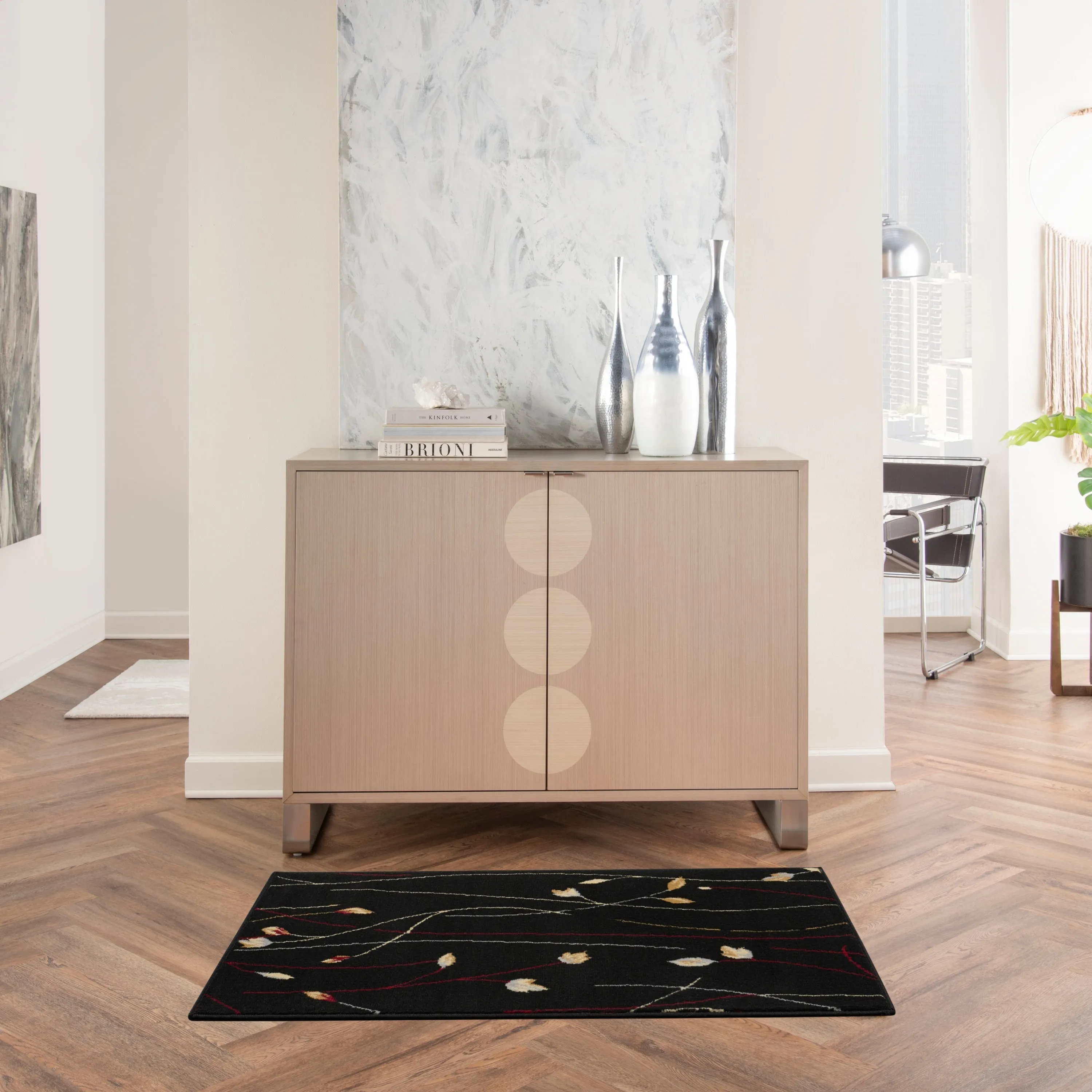 Nourison Grafix Floral Botanical Transitional Area Rug