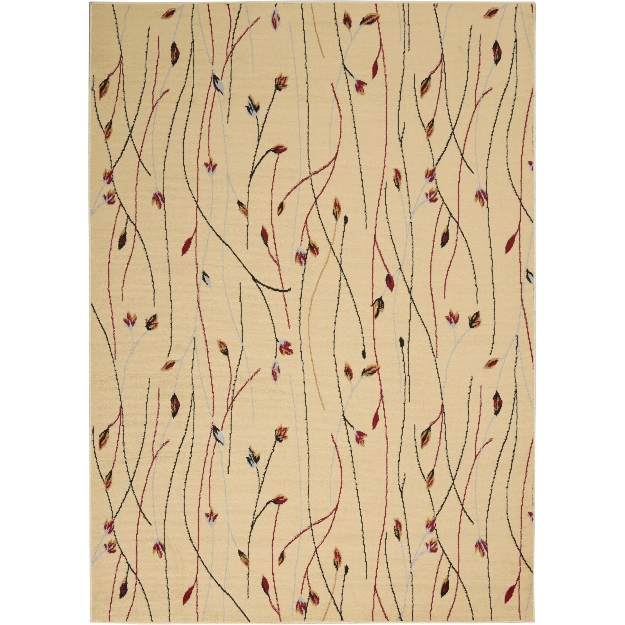 Nourison Grafix Floral Botanical Transitional Area Rug
