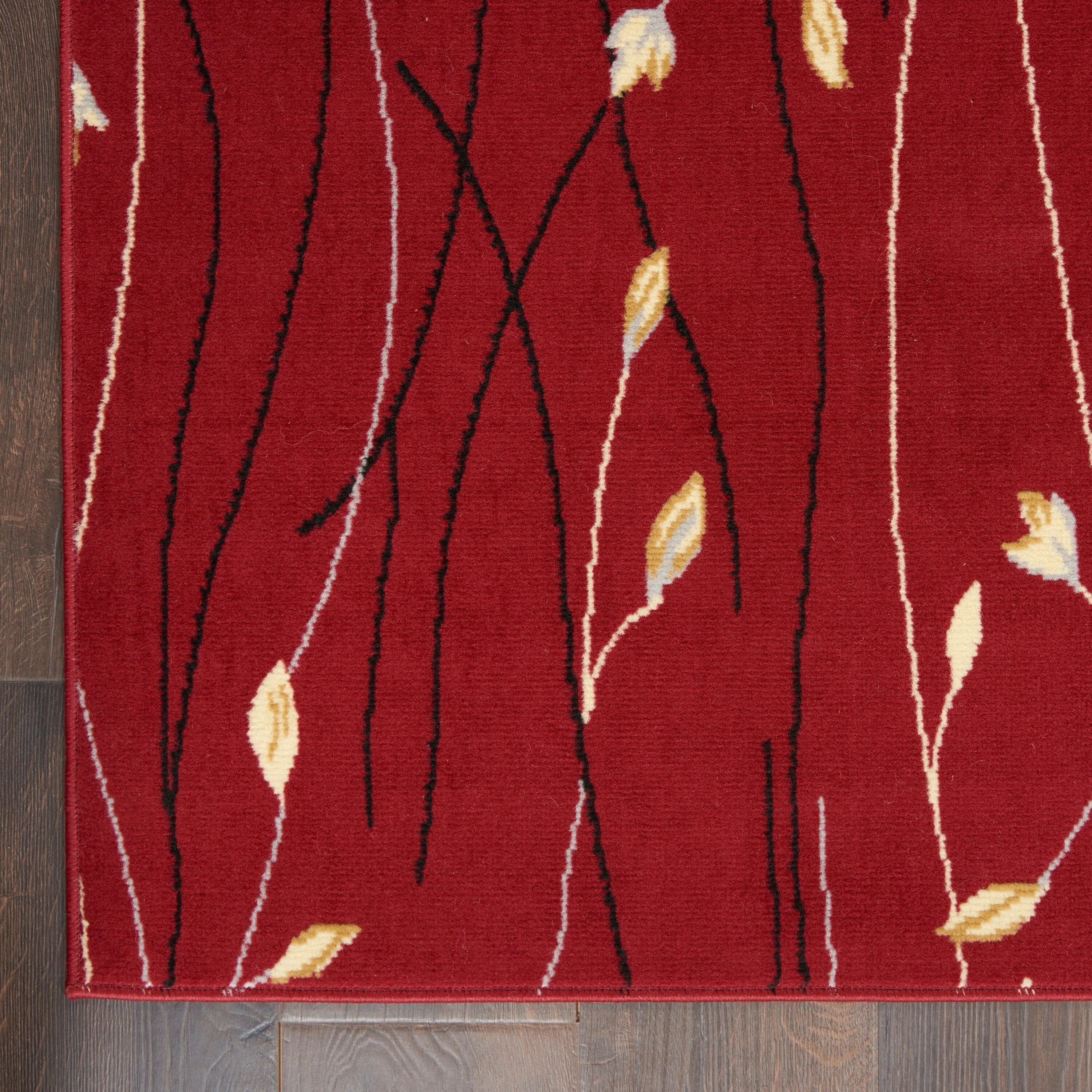 Nourison Grafix Floral Botanical Transitional Area Rug