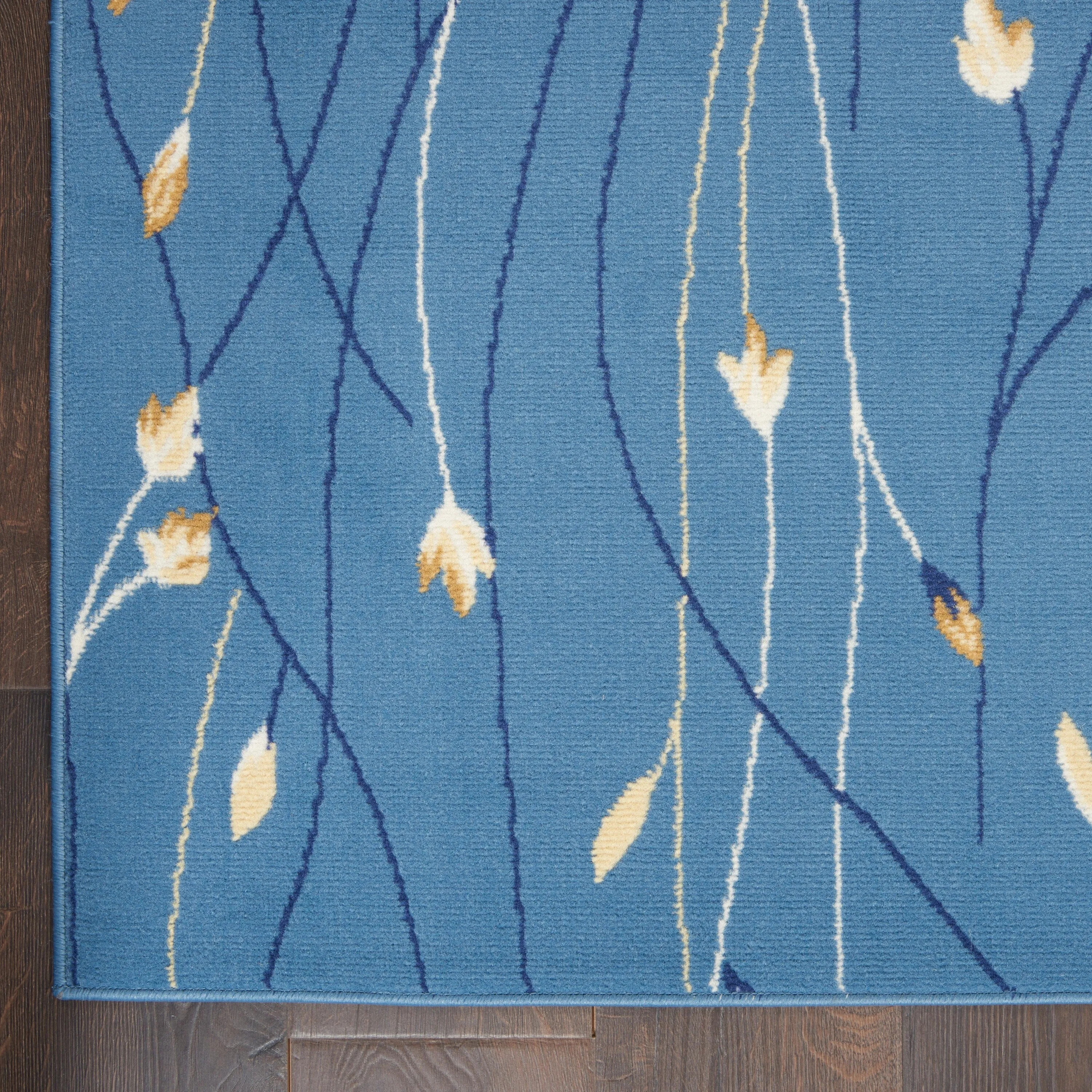 Nourison Grafix Floral Botanical Transitional Area Rug