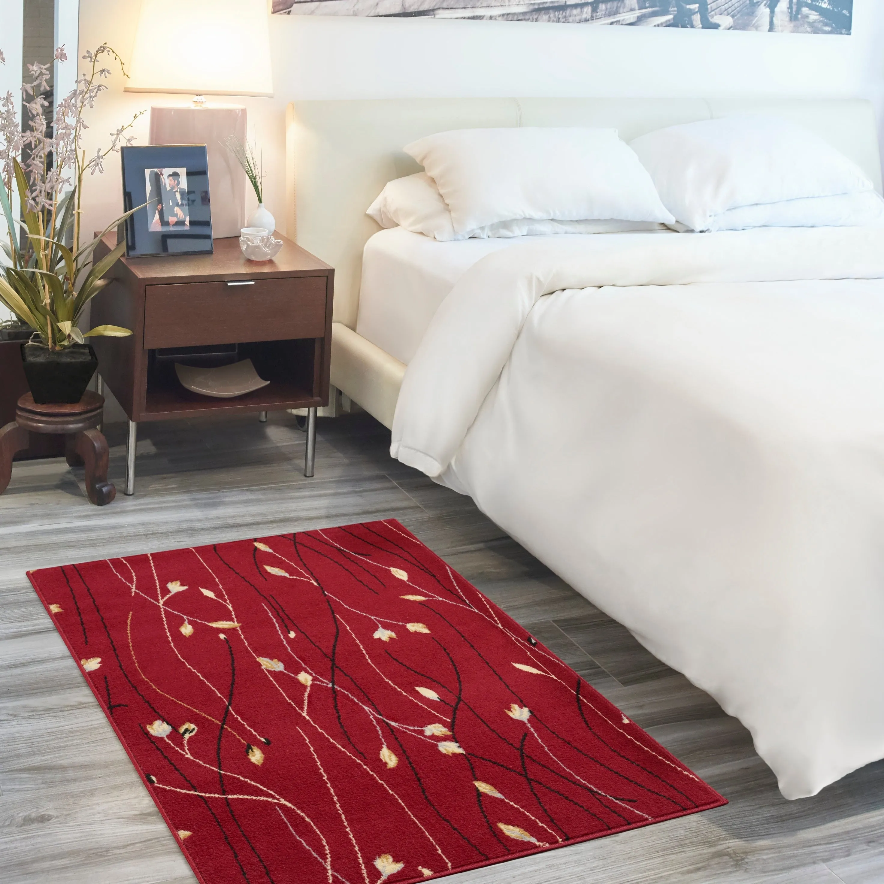 Nourison Grafix Floral Botanical Transitional Area Rug