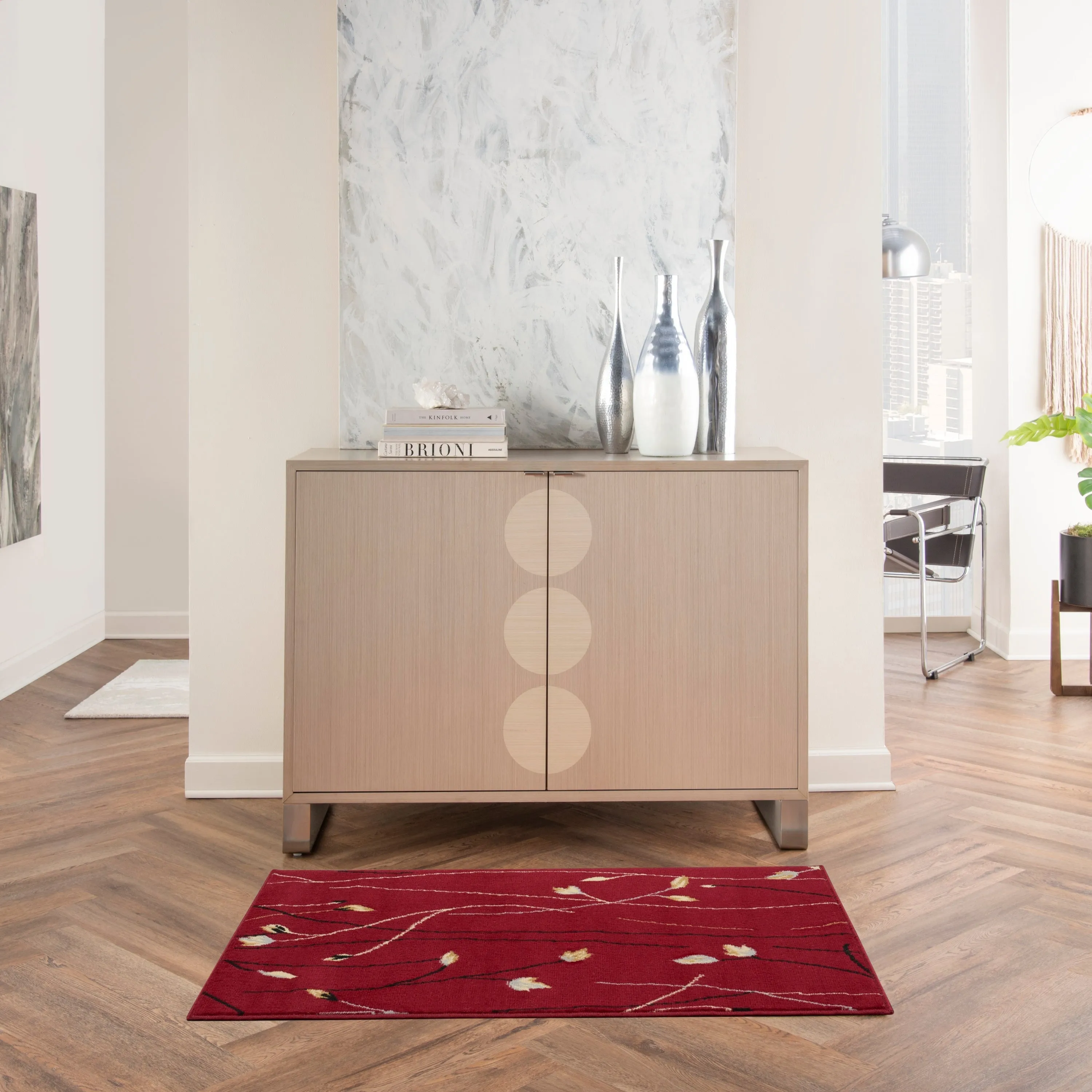 Nourison Grafix Floral Botanical Transitional Area Rug