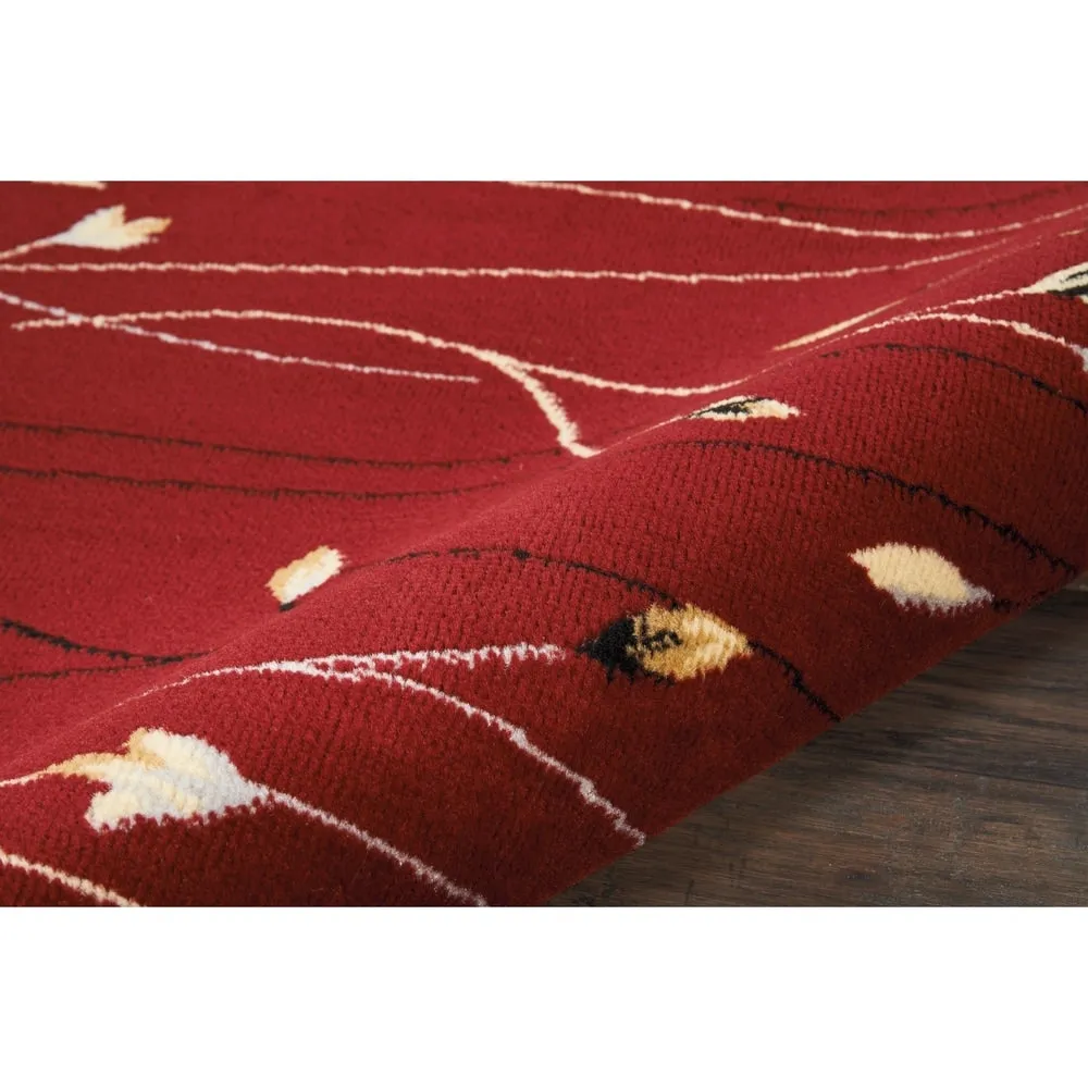 Nourison Grafix Floral Botanical Transitional Area Rug