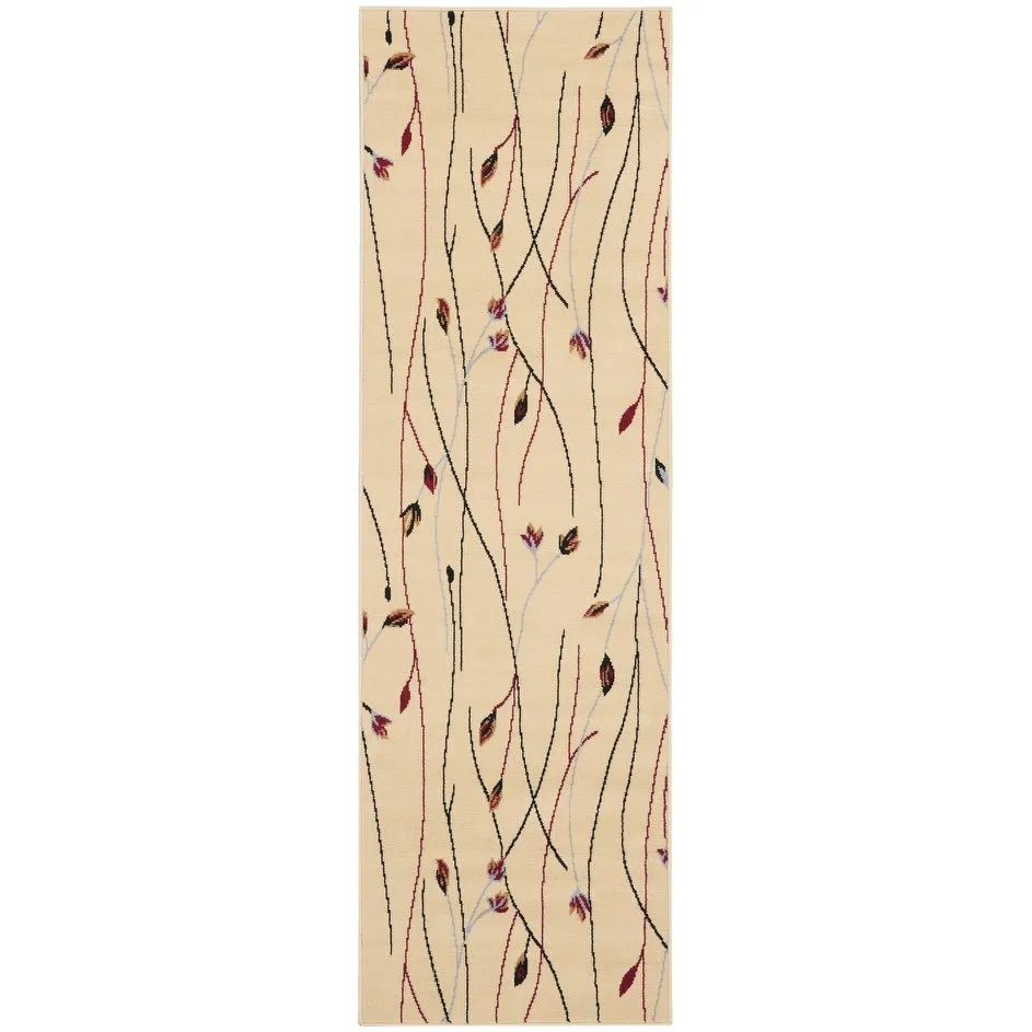 Nourison Grafix Floral Botanical Transitional Area Rug