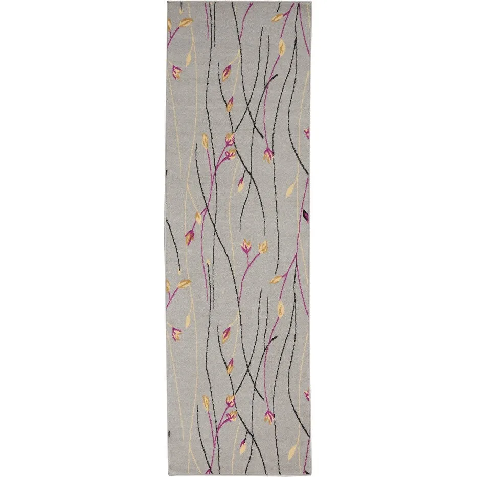 Nourison Grafix Floral Botanical Transitional Area Rug