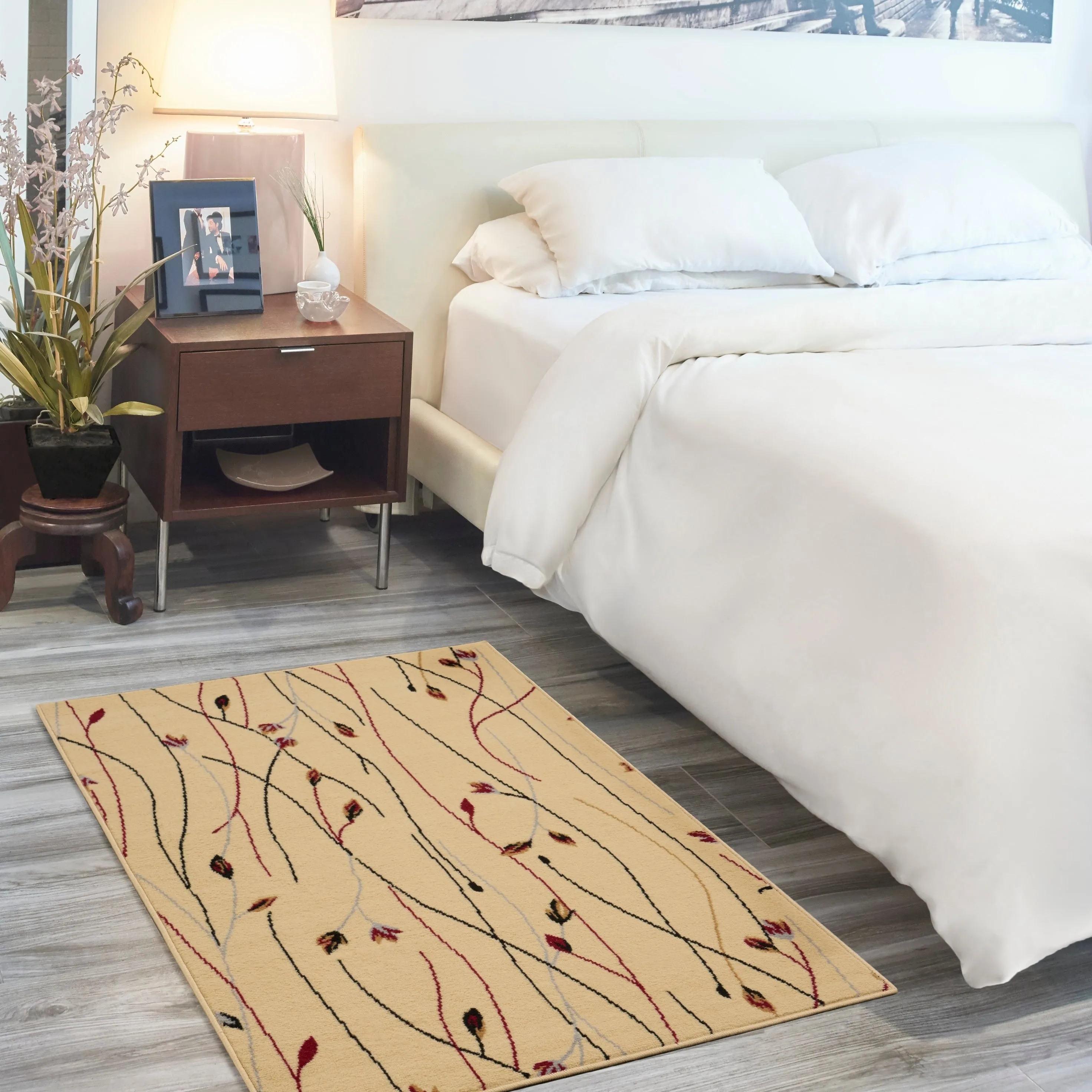 Nourison Grafix Floral Botanical Transitional Area Rug