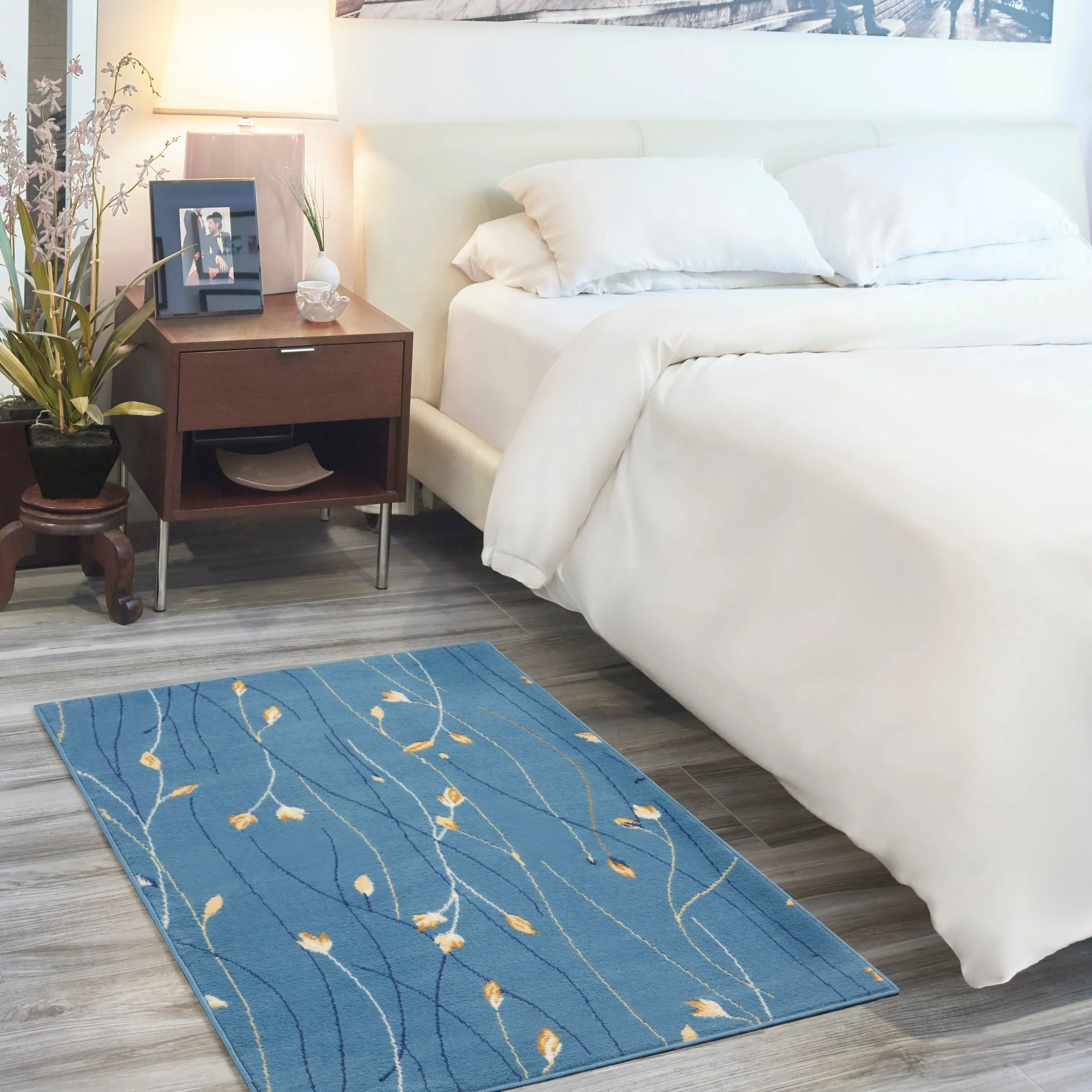 Nourison Grafix Floral Botanical Transitional Area Rug