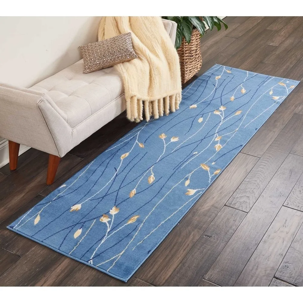 Nourison Grafix Floral Botanical Transitional Area Rug