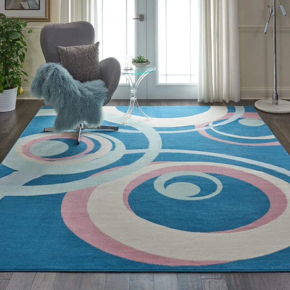 Nourison Grafix Transitional Geometric Abstract Area Rug