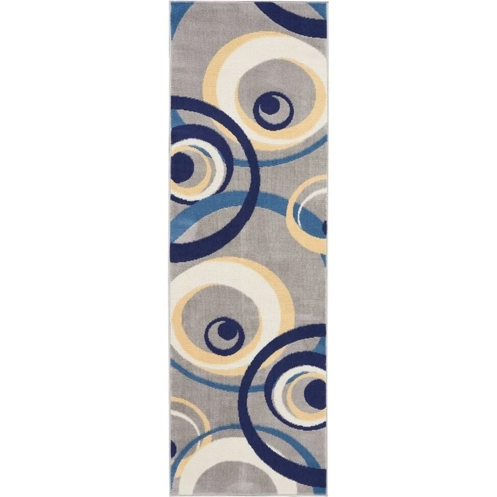Nourison Grafix Transitional Geometric Abstract Area Rug