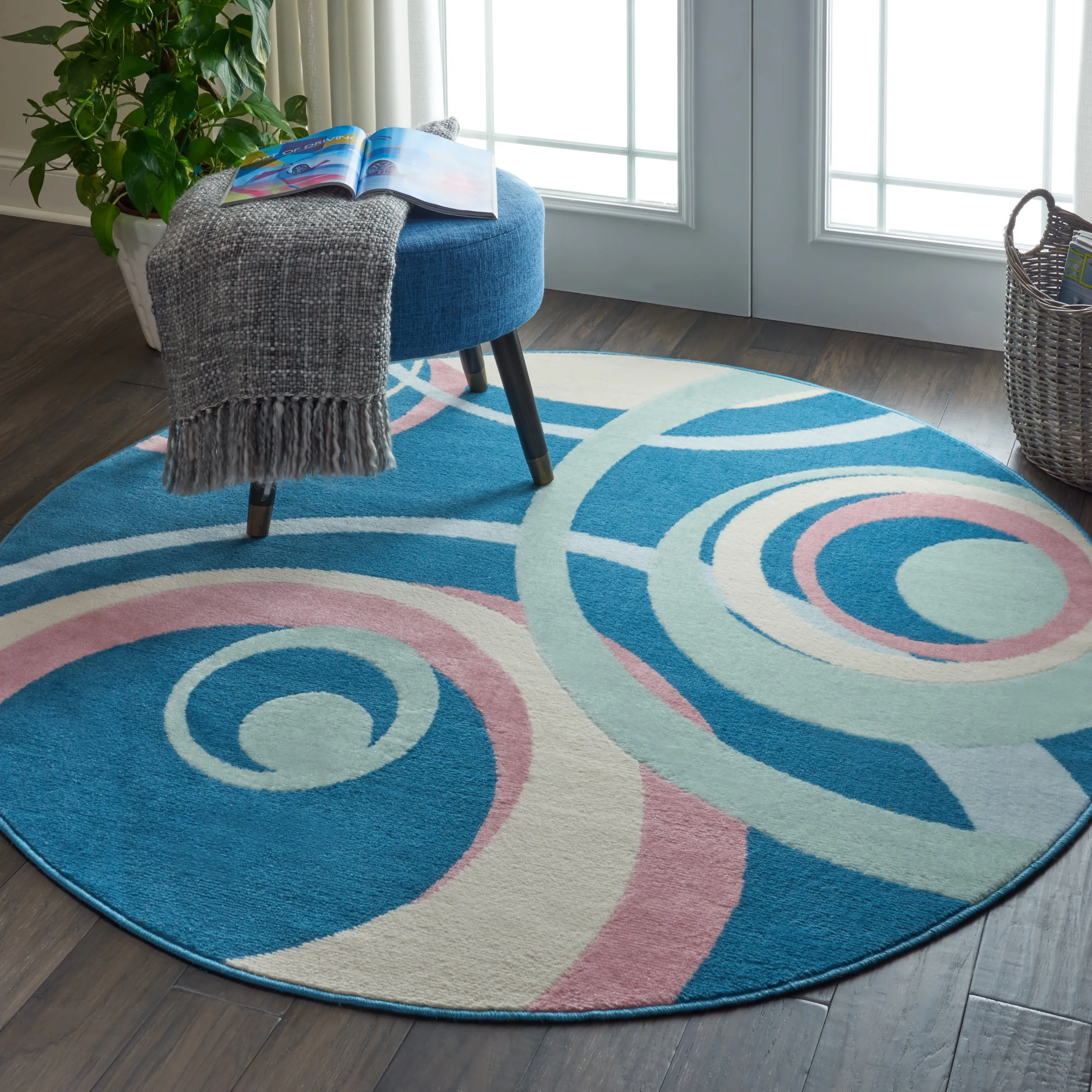 Nourison Grafix Transitional Geometric Abstract Area Rug
