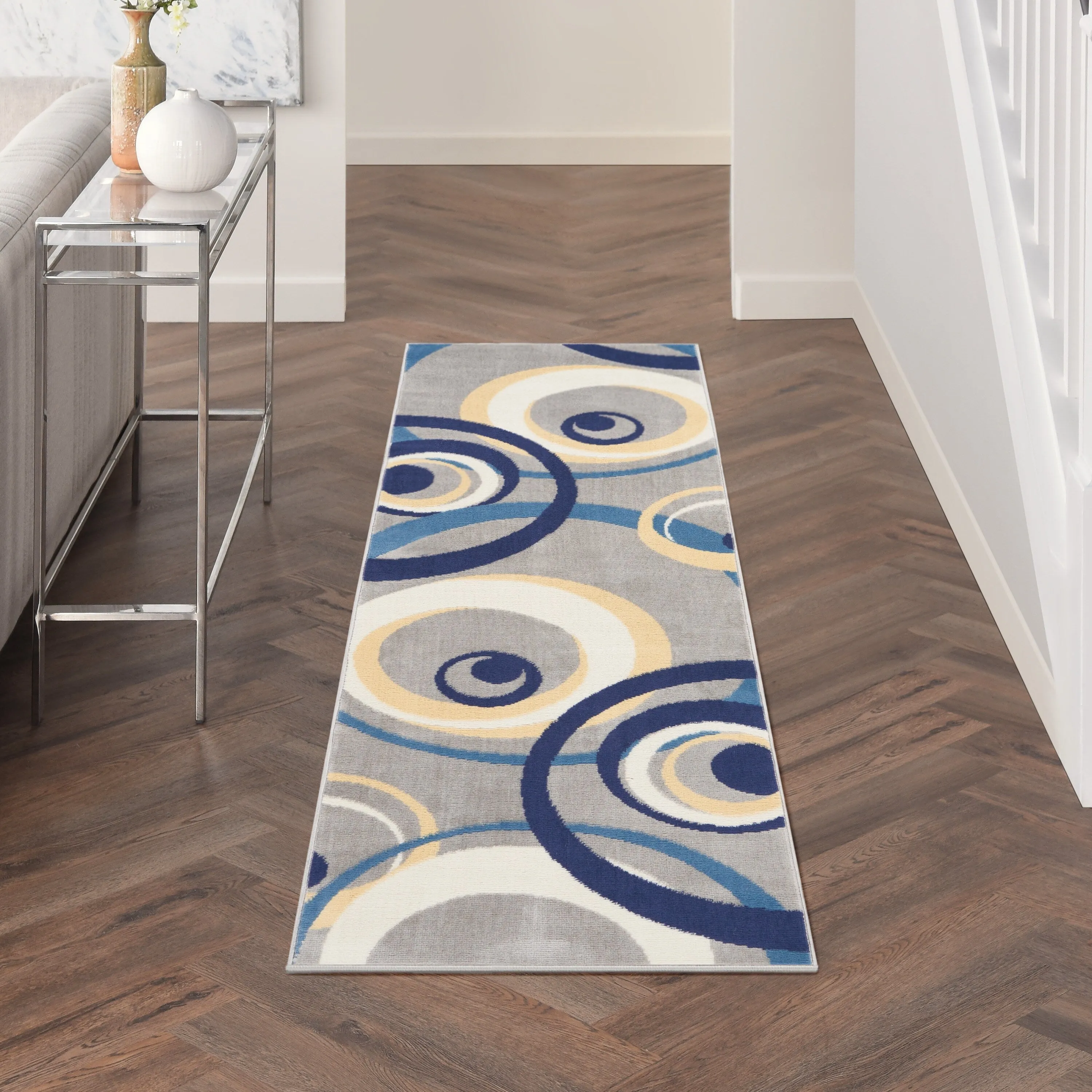 Nourison Grafix Transitional Geometric Abstract Area Rug