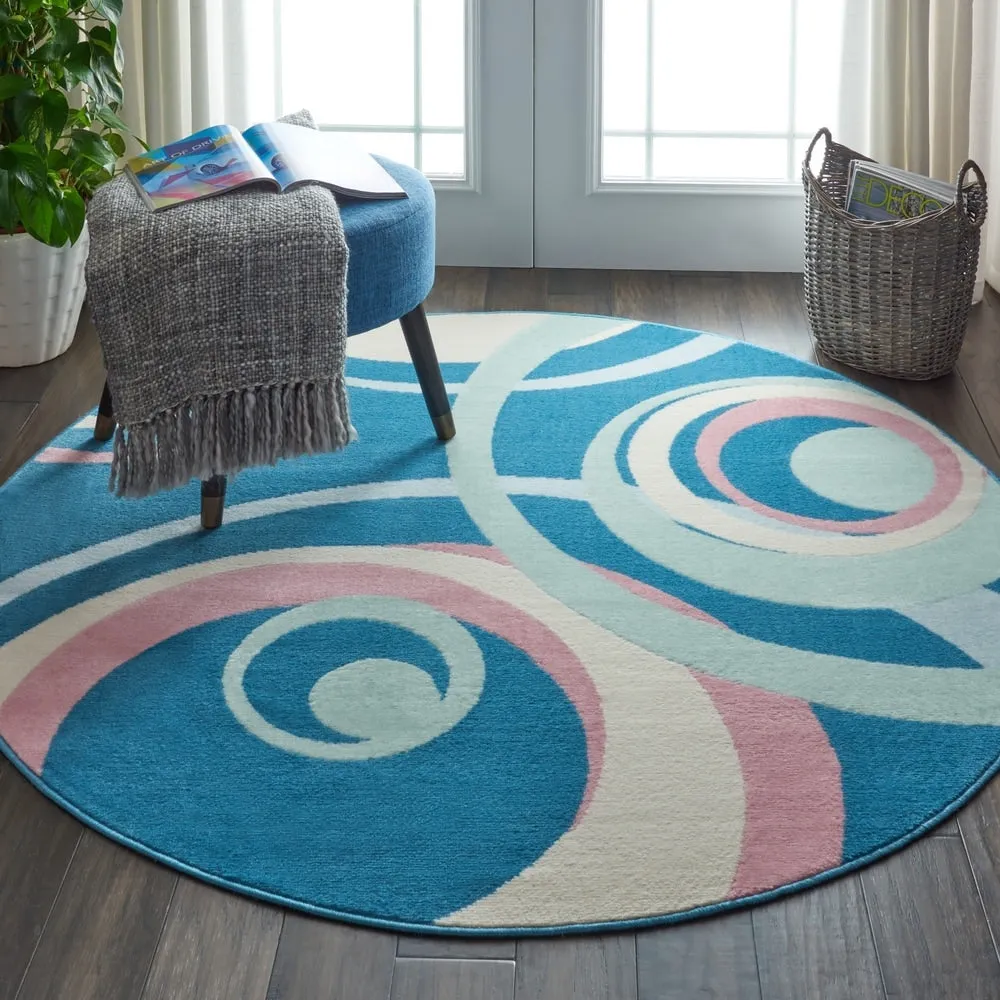 Nourison Grafix Transitional Geometric Abstract Area Rug