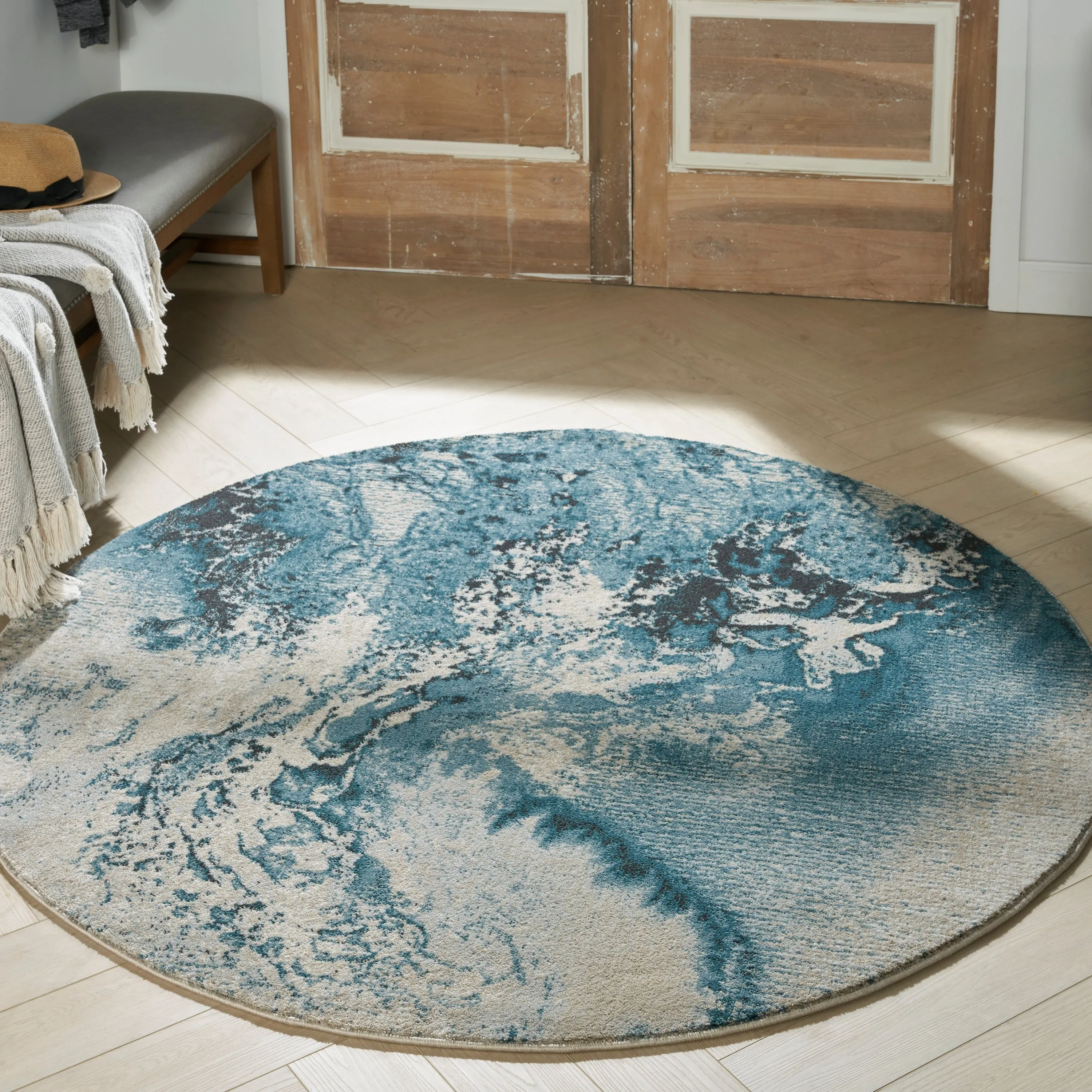 Nourison Maxell Modern Glam Abstract Area Rug
