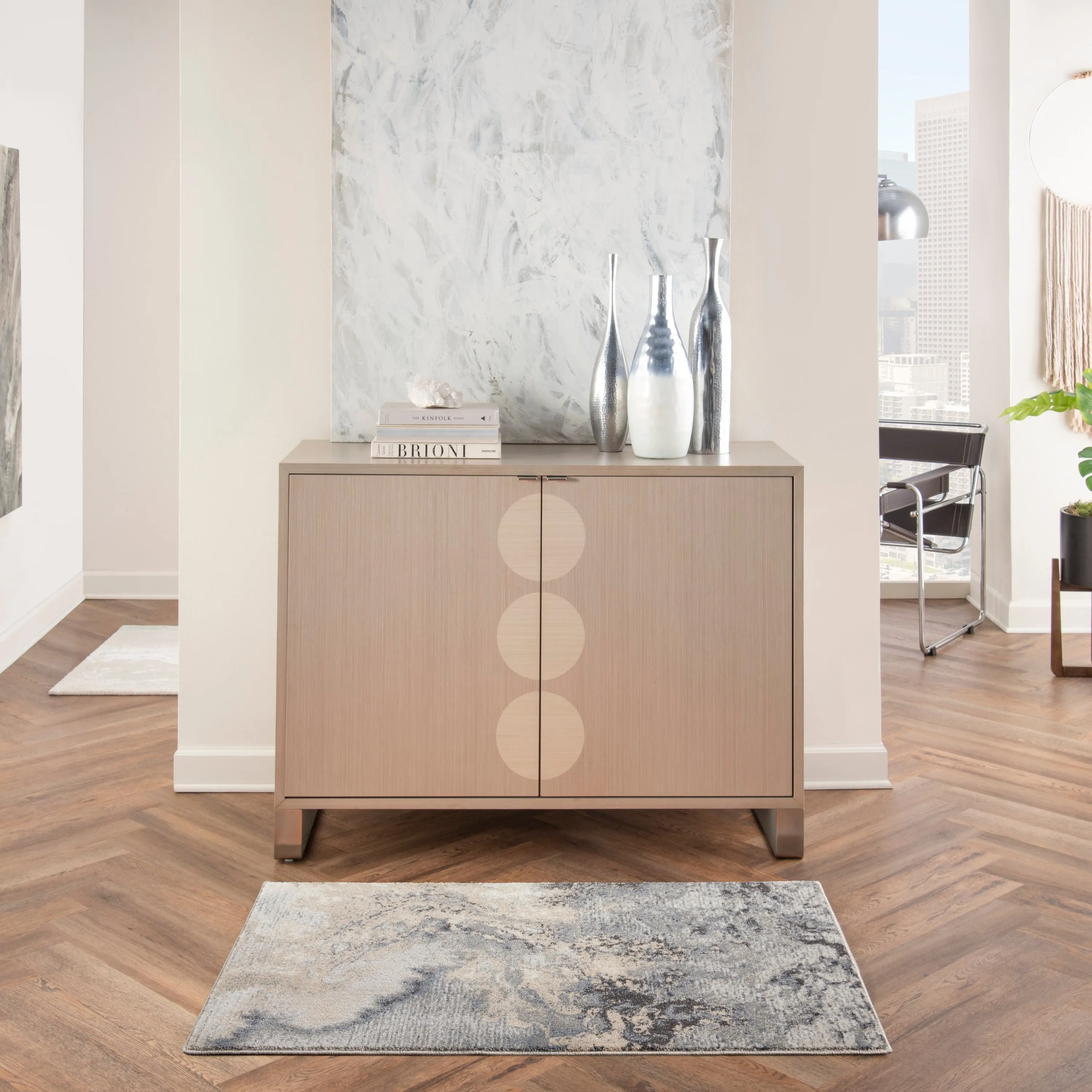 Nourison Maxell Modern Glam Abstract Area Rug