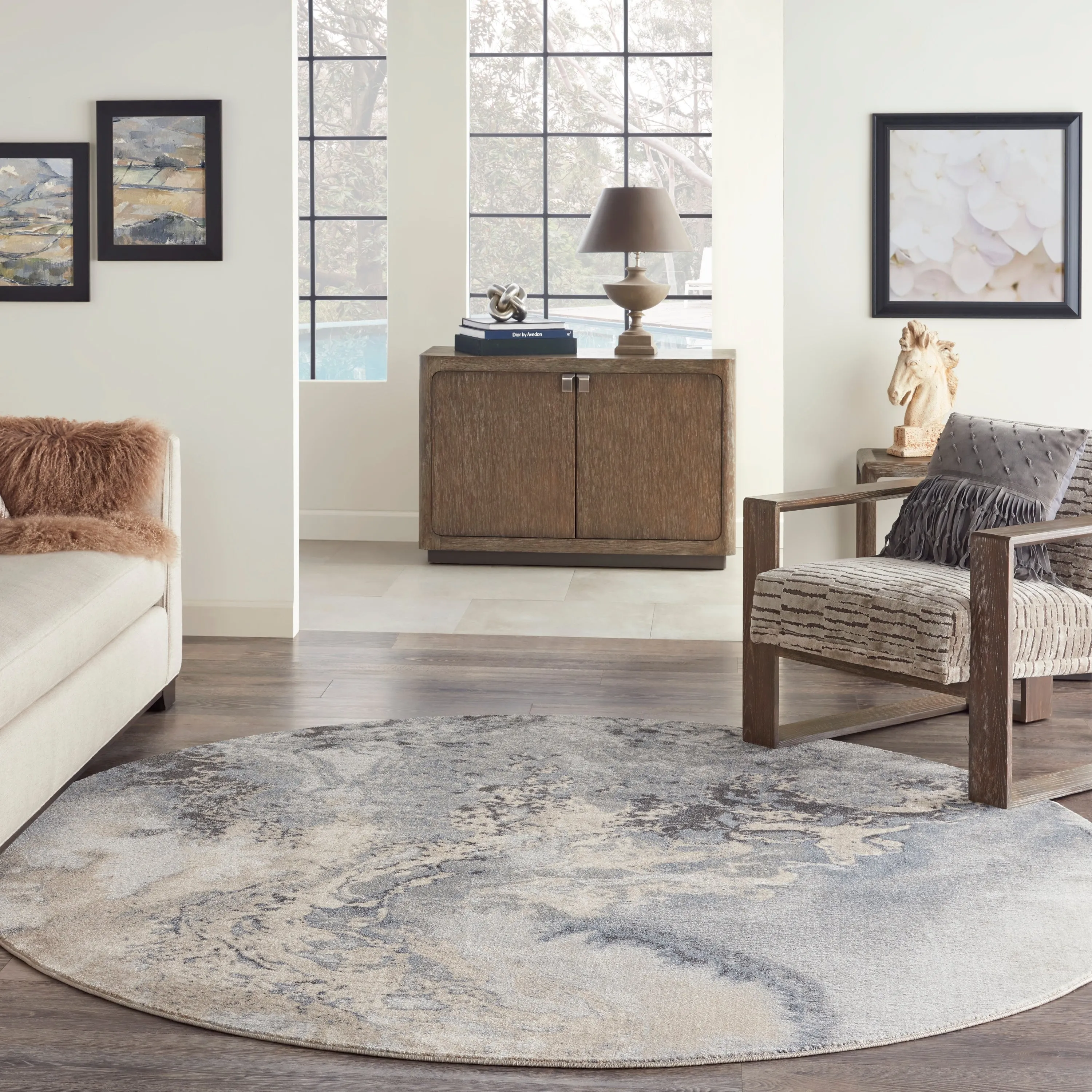 Nourison Maxell Modern Glam Abstract Area Rug