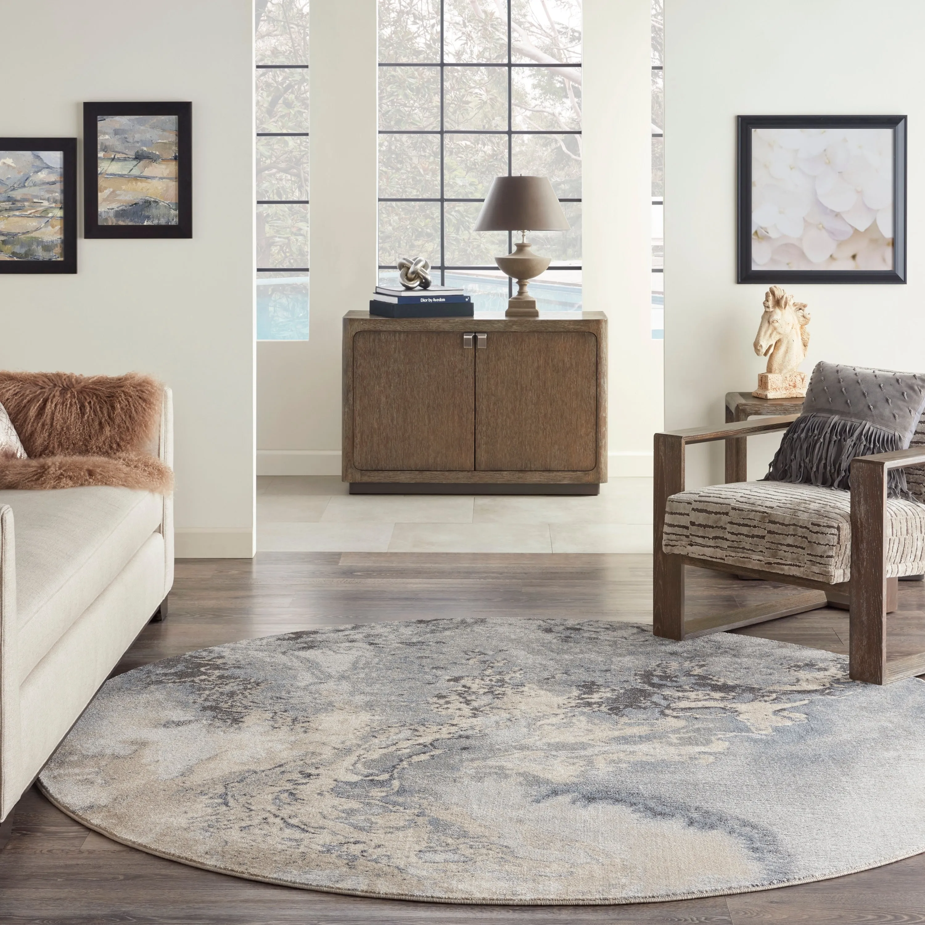 Nourison Maxell Modern Glam Abstract Area Rug