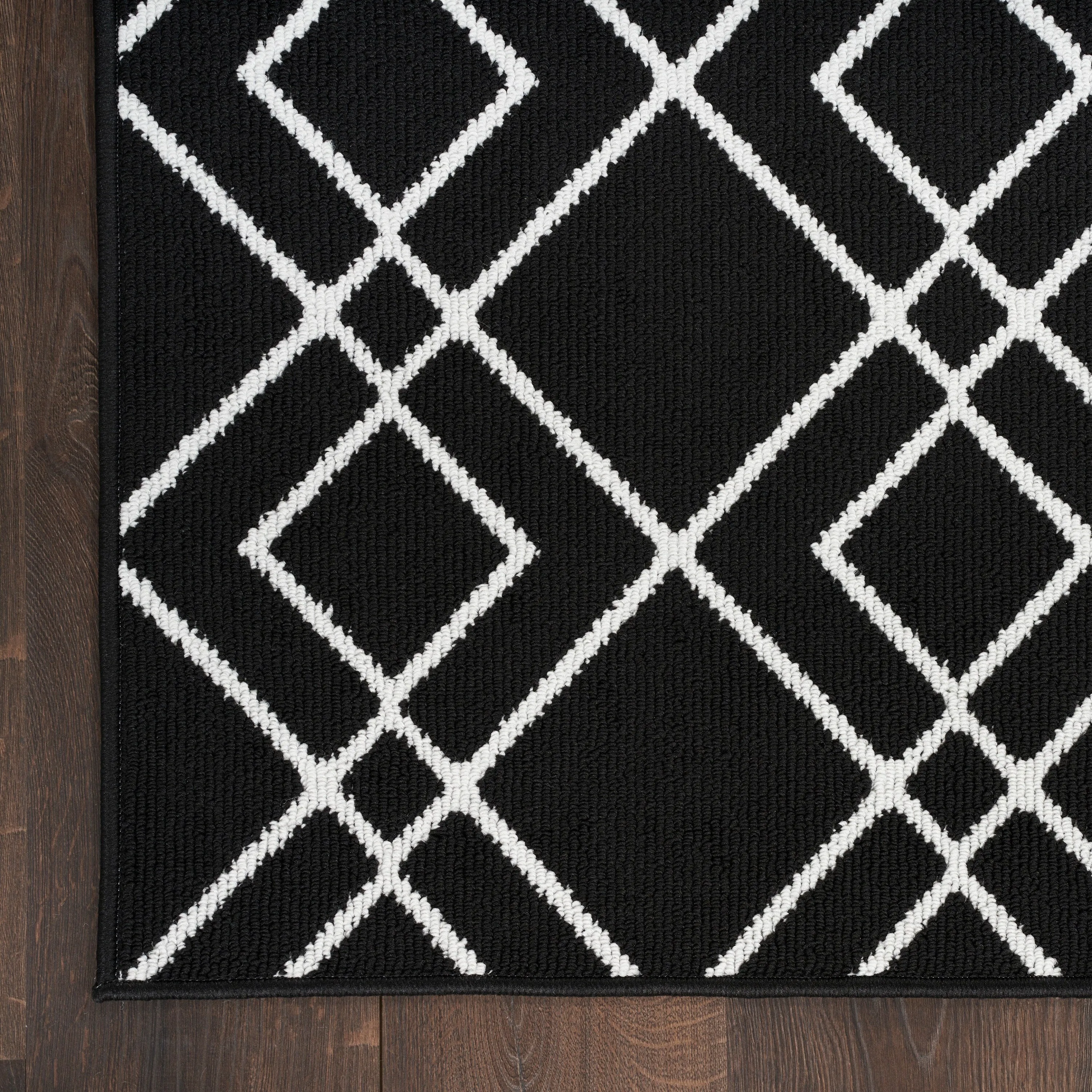 Nourison Modern Lines Diamond Geometric Area Rug