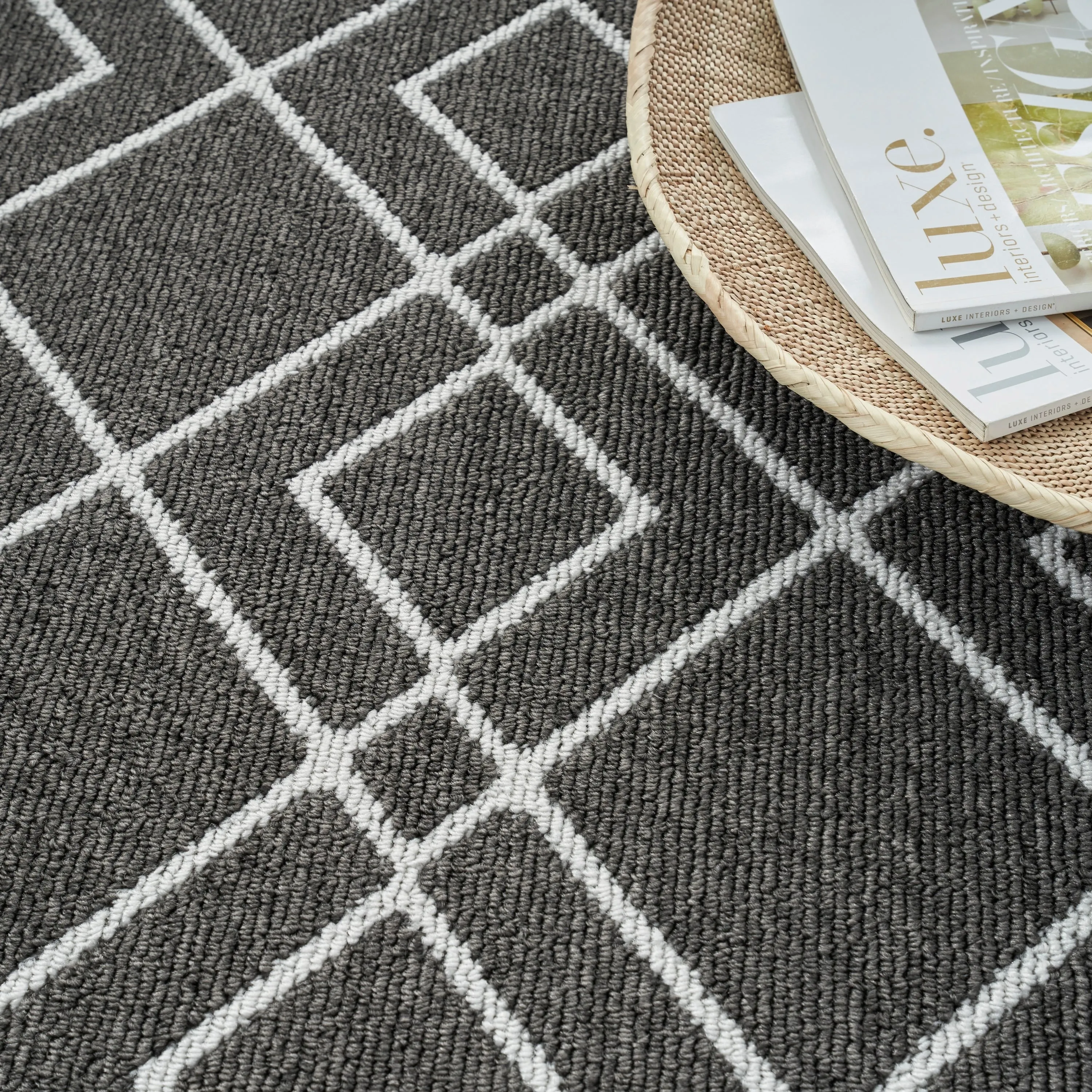 Nourison Modern Lines Diamond Geometric Area Rug