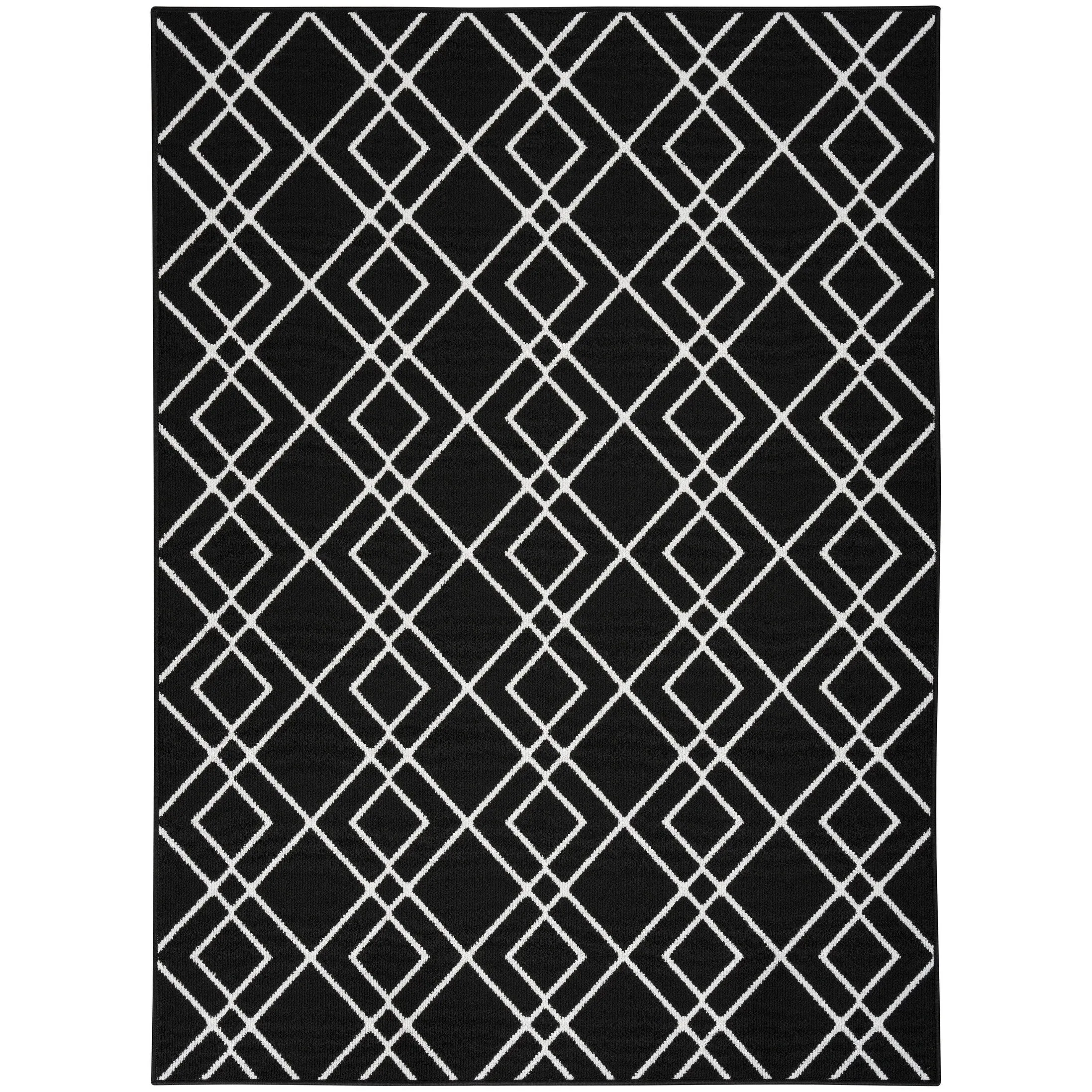 Nourison Modern Lines Diamond Geometric Area Rug