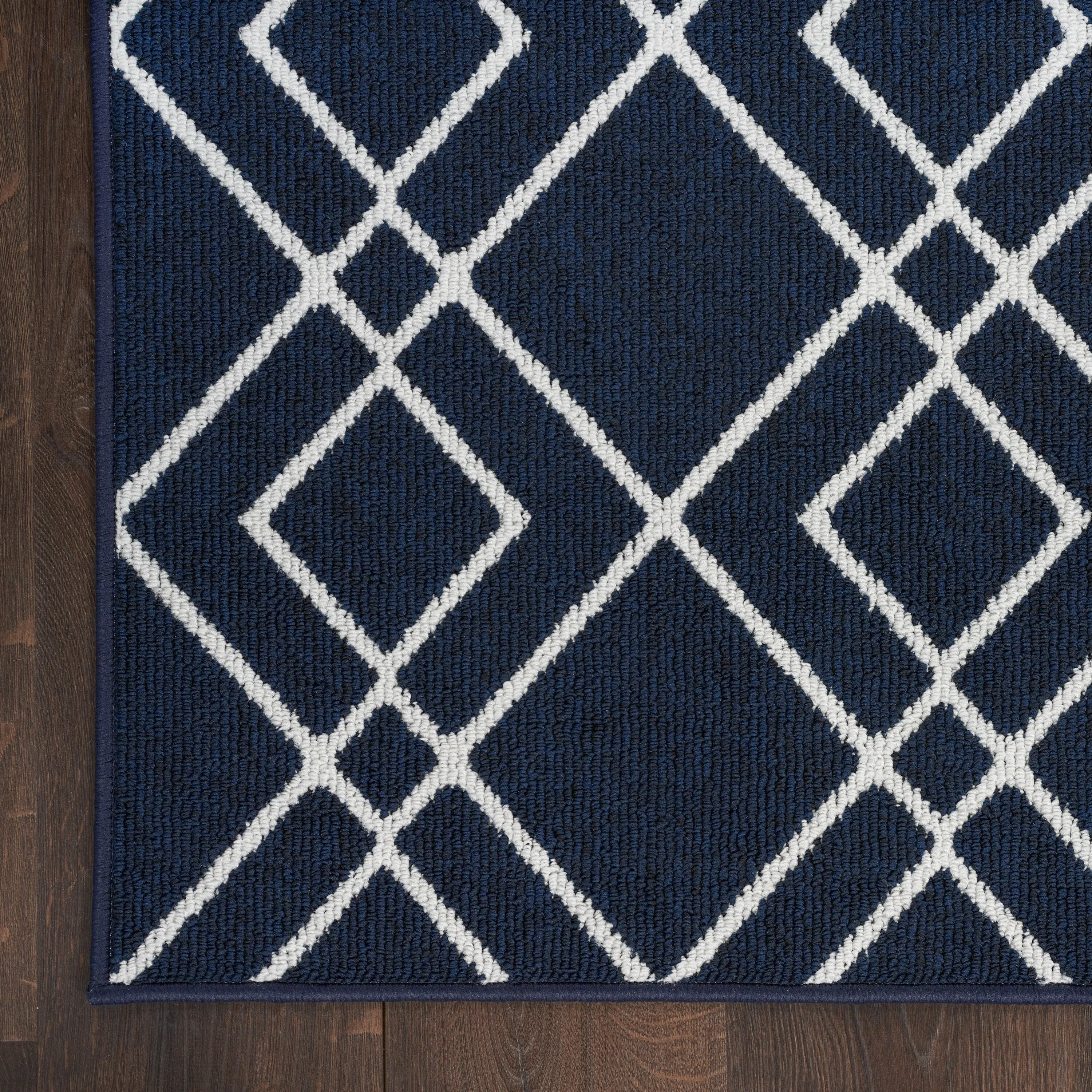 Nourison Modern Lines Diamond Geometric Area Rug